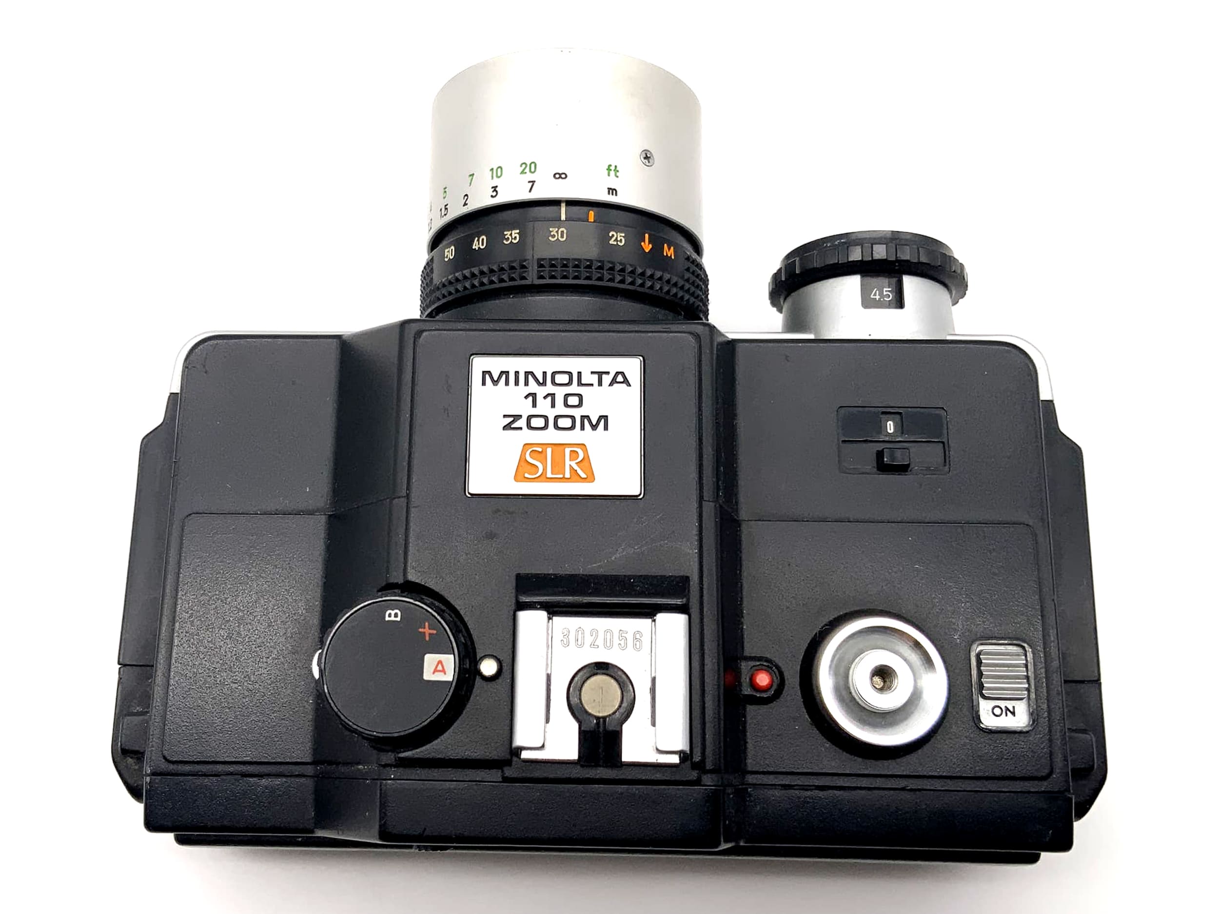 Minolta 110 Zoom SLR viewfinder camera with Rokkor Macro 50mm 1:4.5 110 Pocketfilm