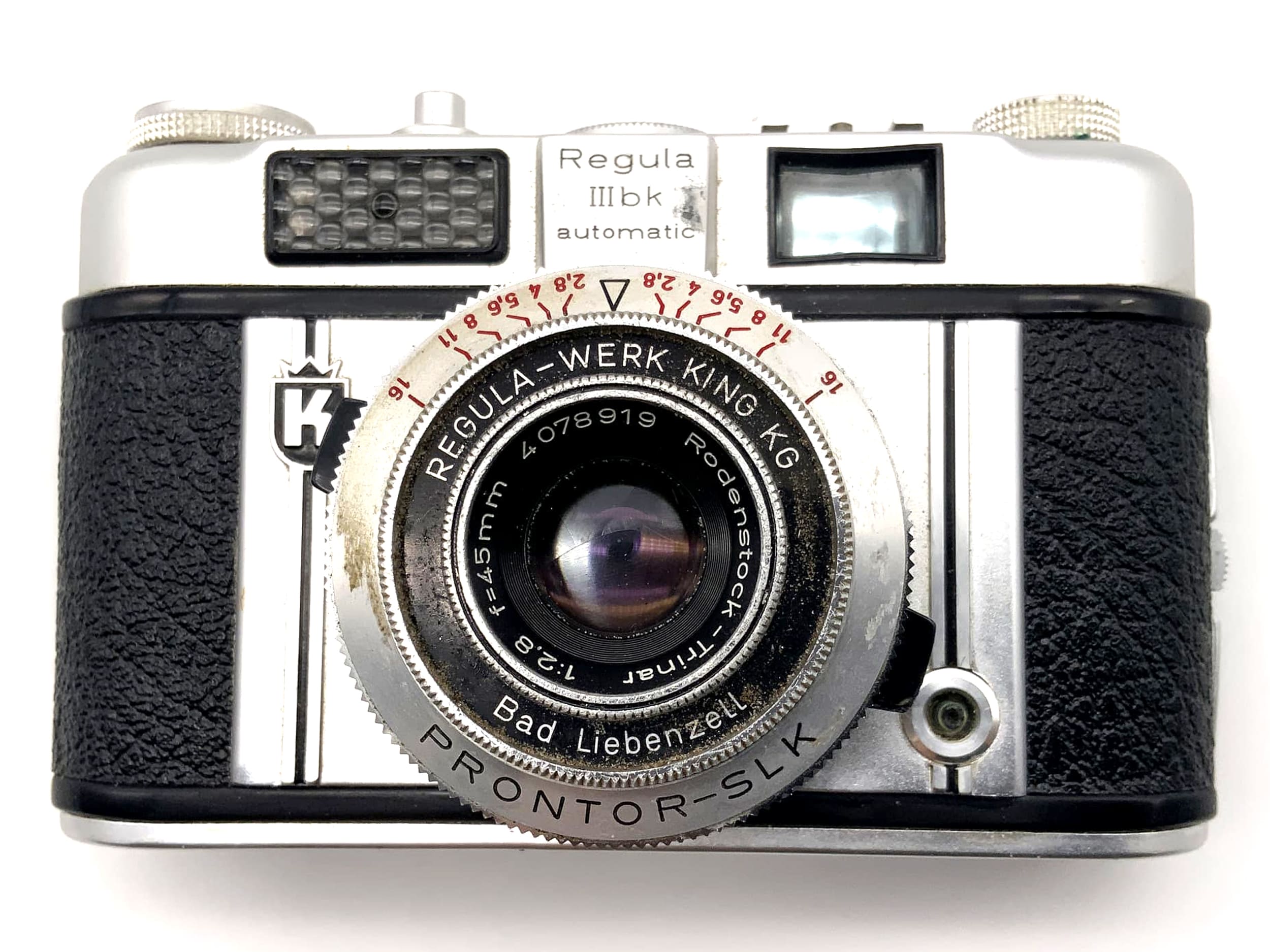 Regula III bk automatic Sucherkamera mit Rodenstock Trinar 45mm 1:2.8 35mm