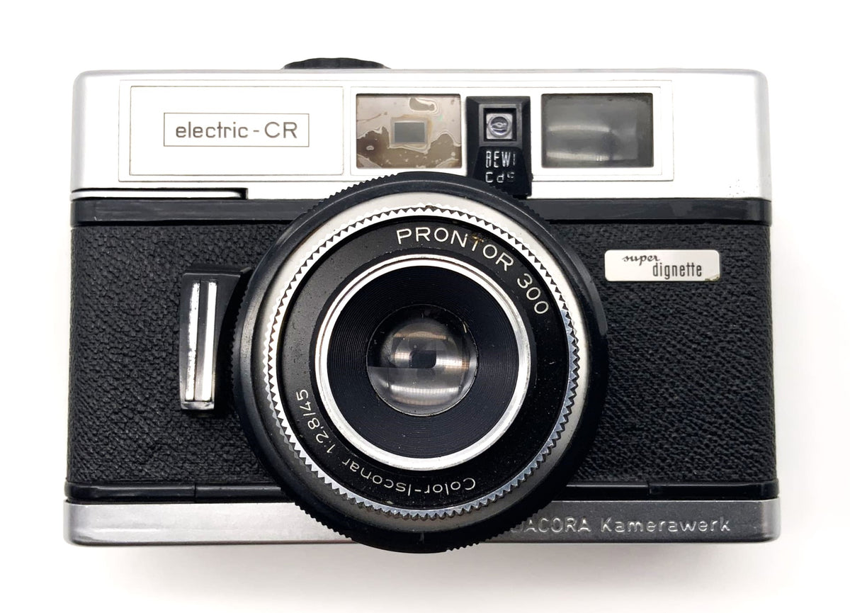 Dacora super dignette Sucherkamera mit Isconar 45mm 1:2.8 35mm electric CR