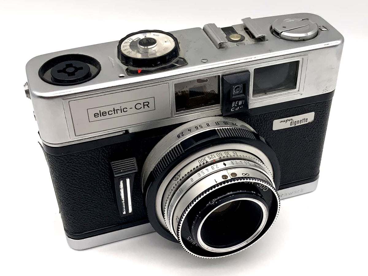Dacora super dignette Sucherkamera mit Isconar 45mm 1:2.8 35mm electric CR
