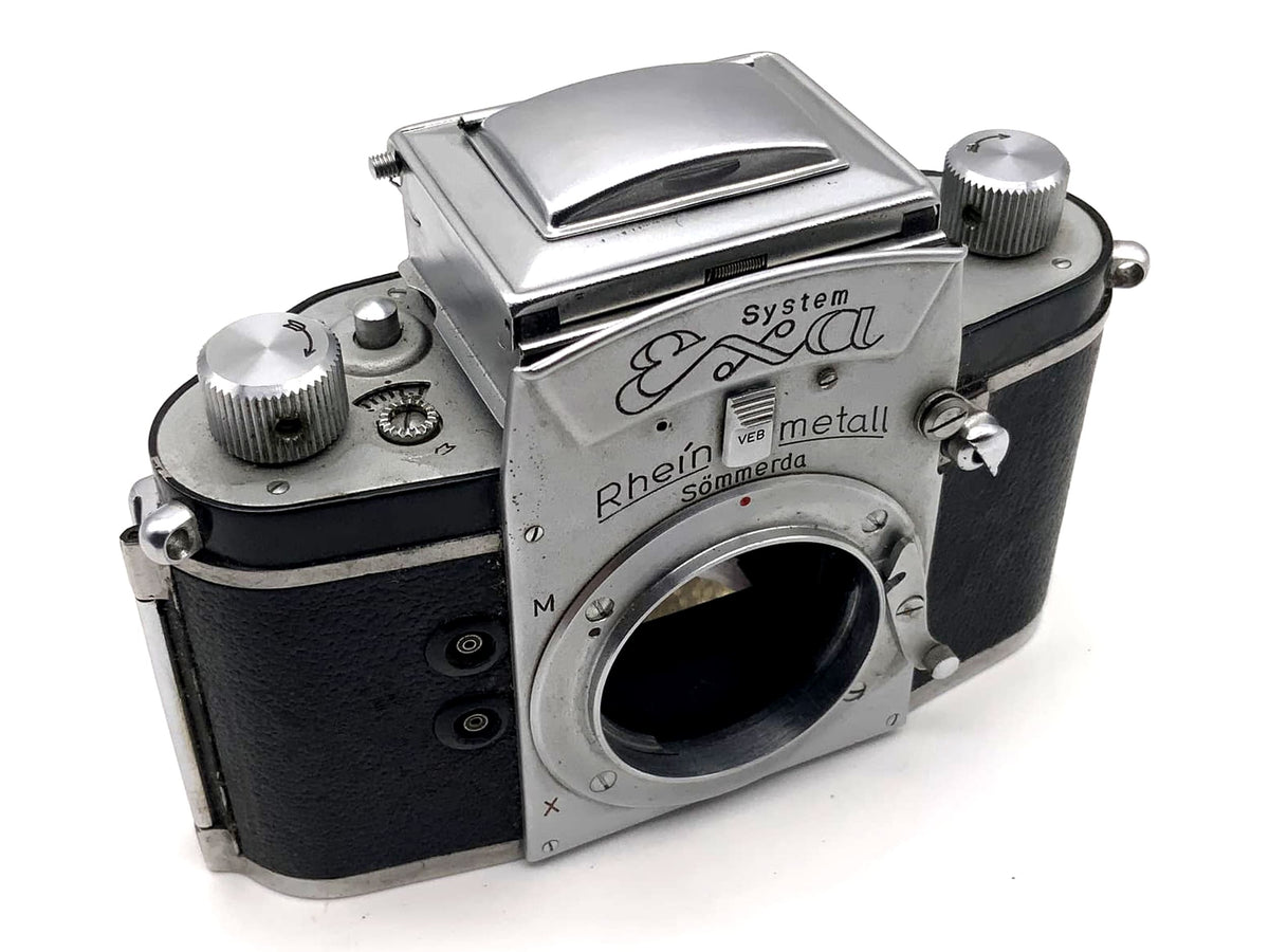 Appareil photo reflex numérique Ihagee System Exa avec viseur de poitrine, boîtier Rheinmetall 35 mm