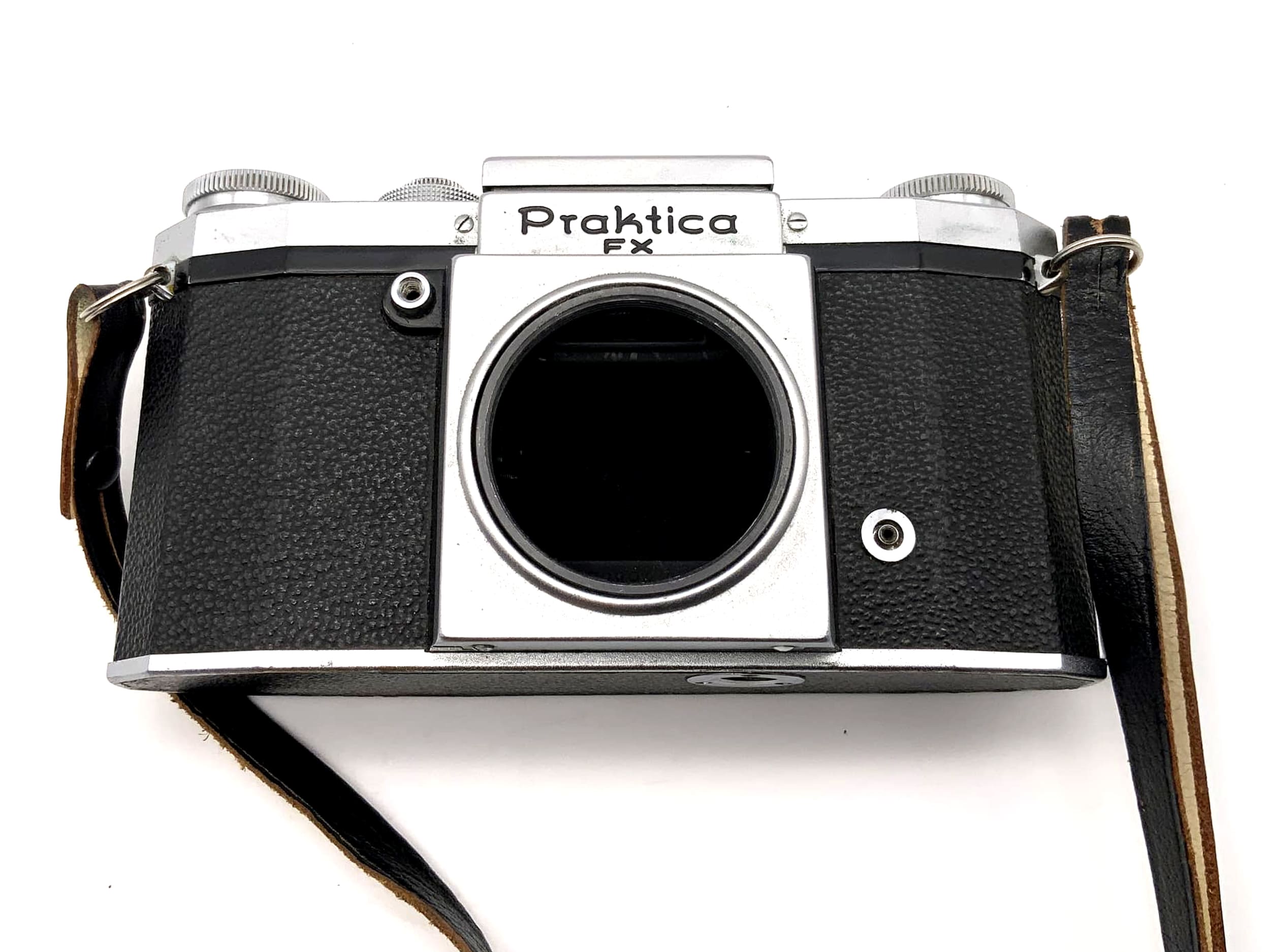 Praktica FX Spiegelreflexkamera SLR mit Lichtschacht Pentacon 35mm Body (M42)
