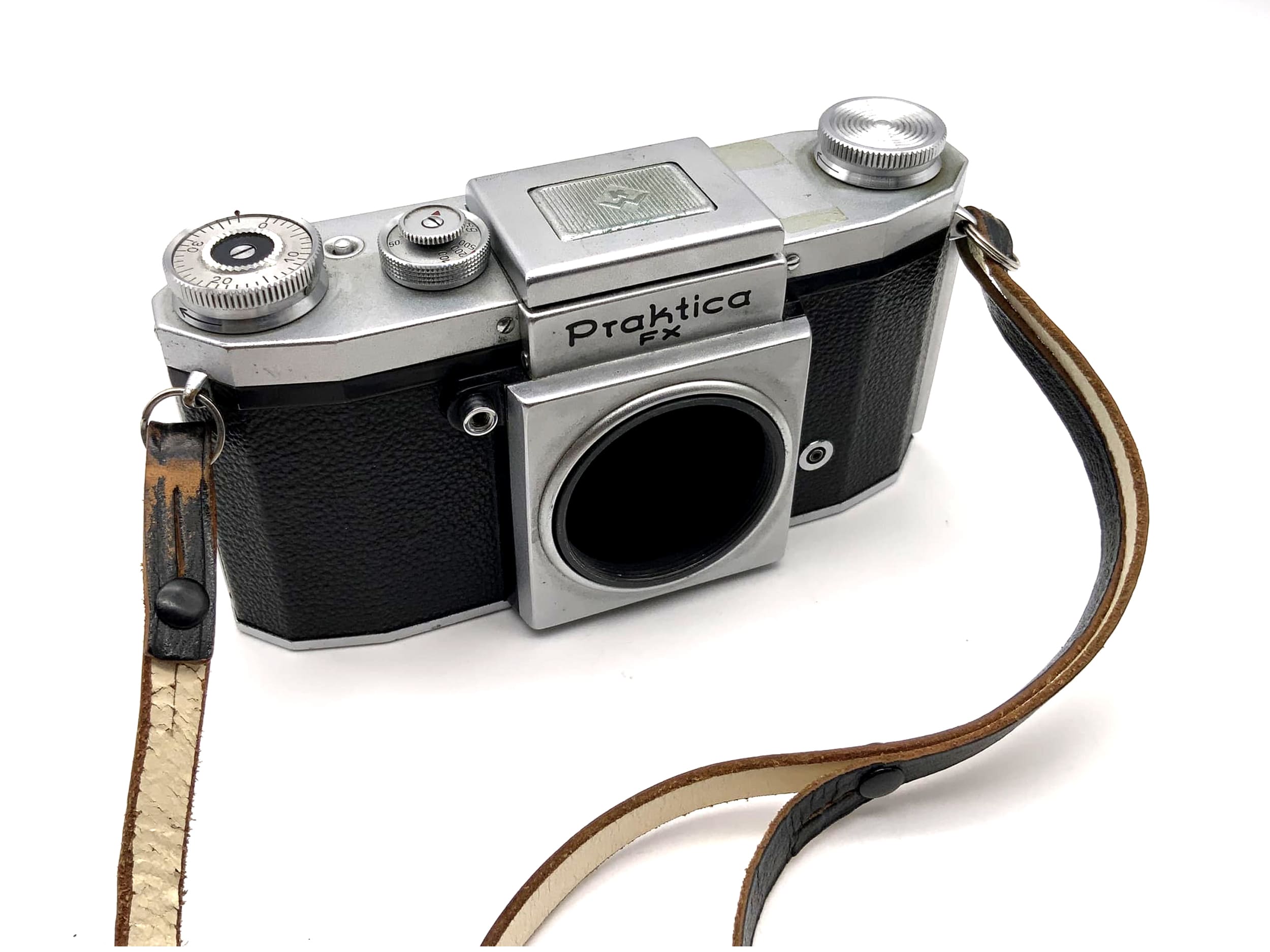Praktica FX Spiegelreflexkamera SLR mit Lichtschacht Pentacon 35mm Body (M42)
