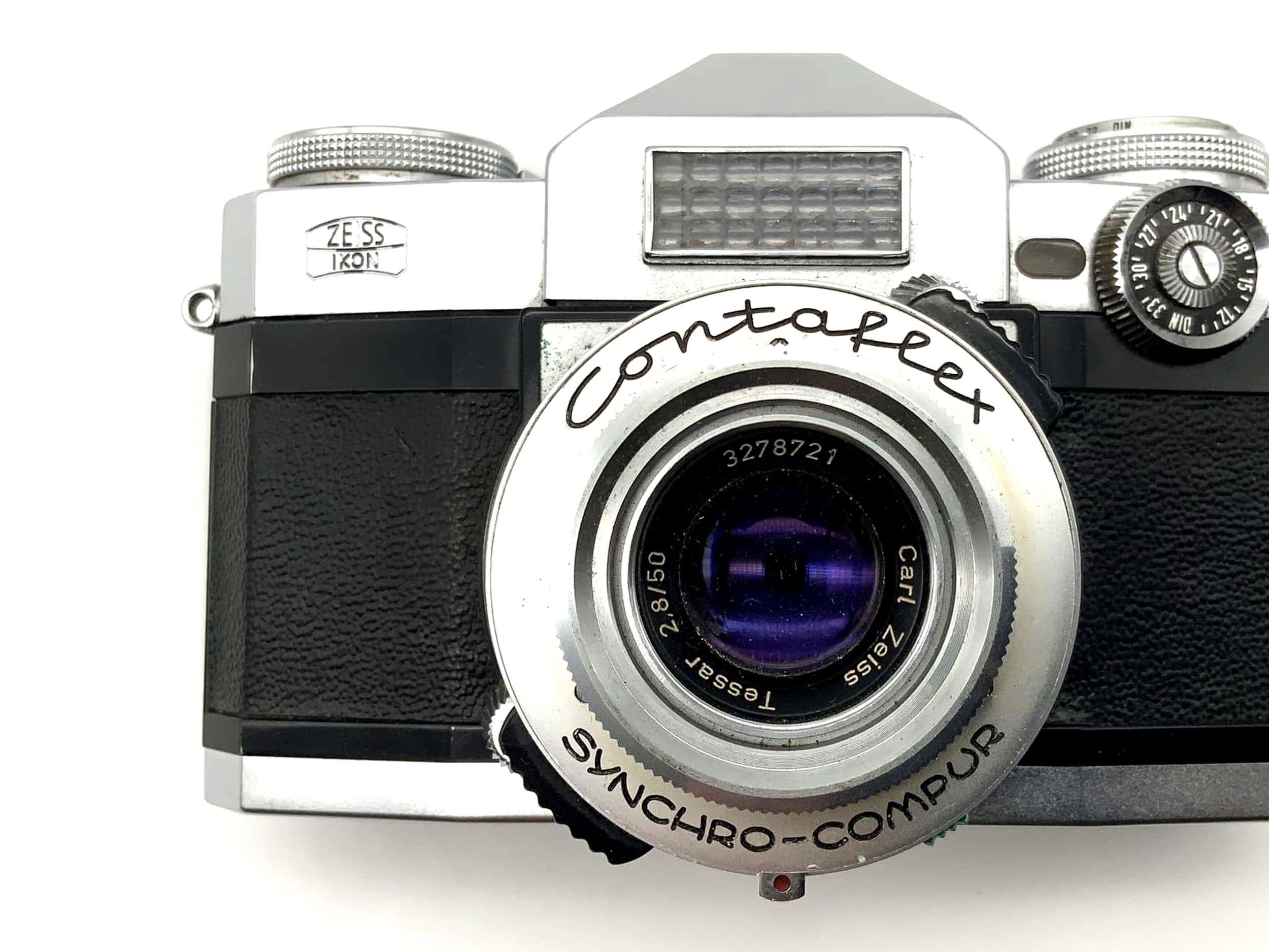 Zeiss Ikon Contaflex Spiegelreflexkamera SLR Beli defekt! Mit Tessar 50mm 1:2.8
