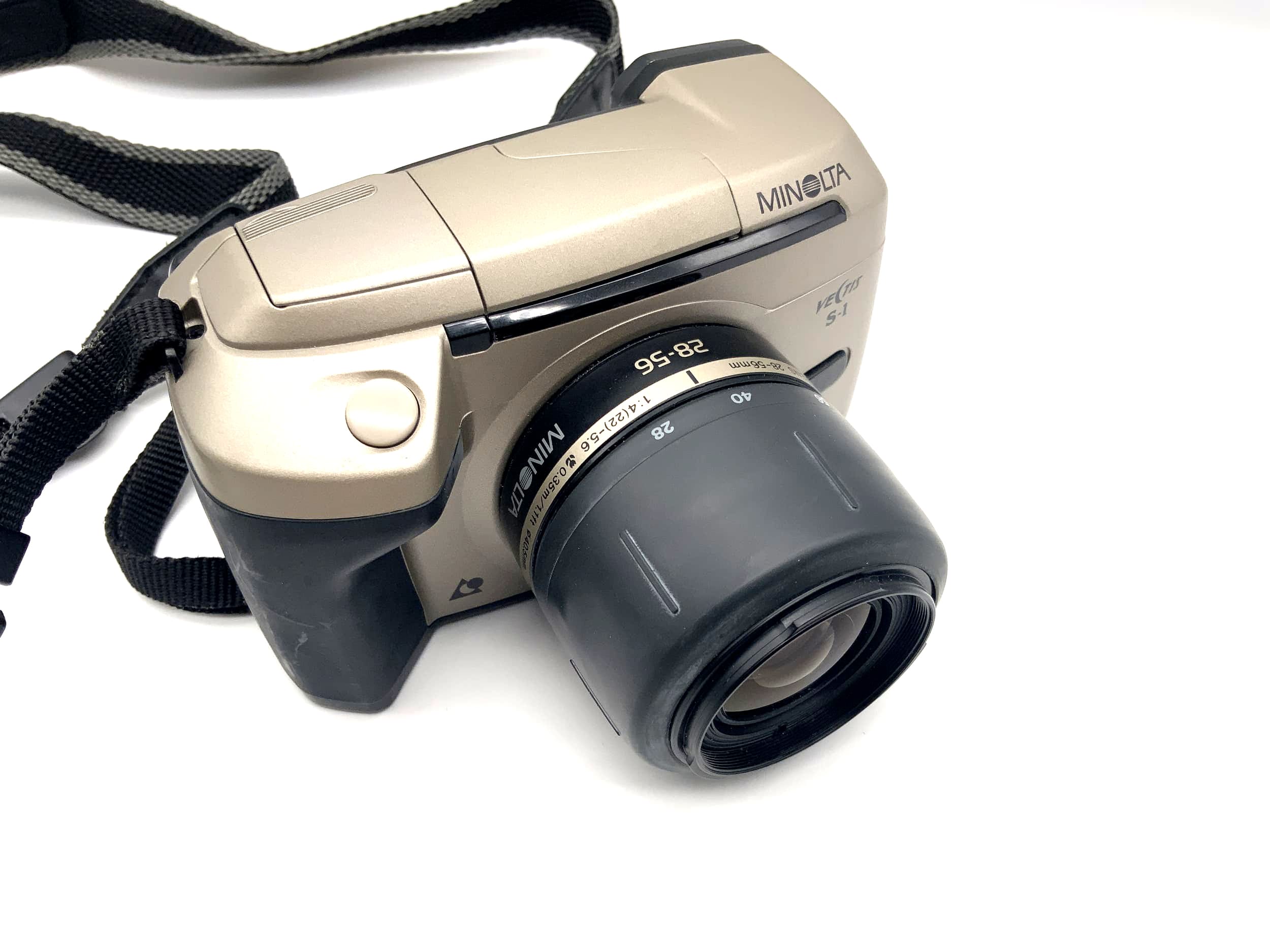 Minolta Vectis S1 Spiegelreflexkamera SLR AF mit V Lens 28-56mm 1:4 APS Kamera