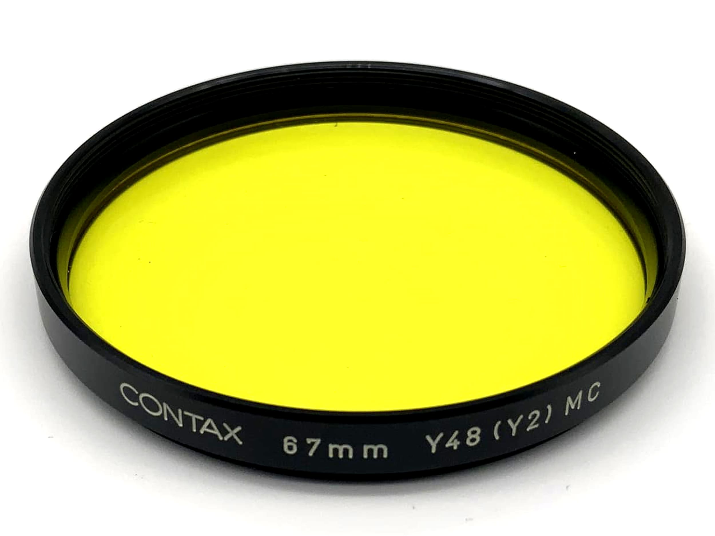 Contax Color Filter 67mm Filter Yellow Y48 (Y2) MC Circular Filter Thread