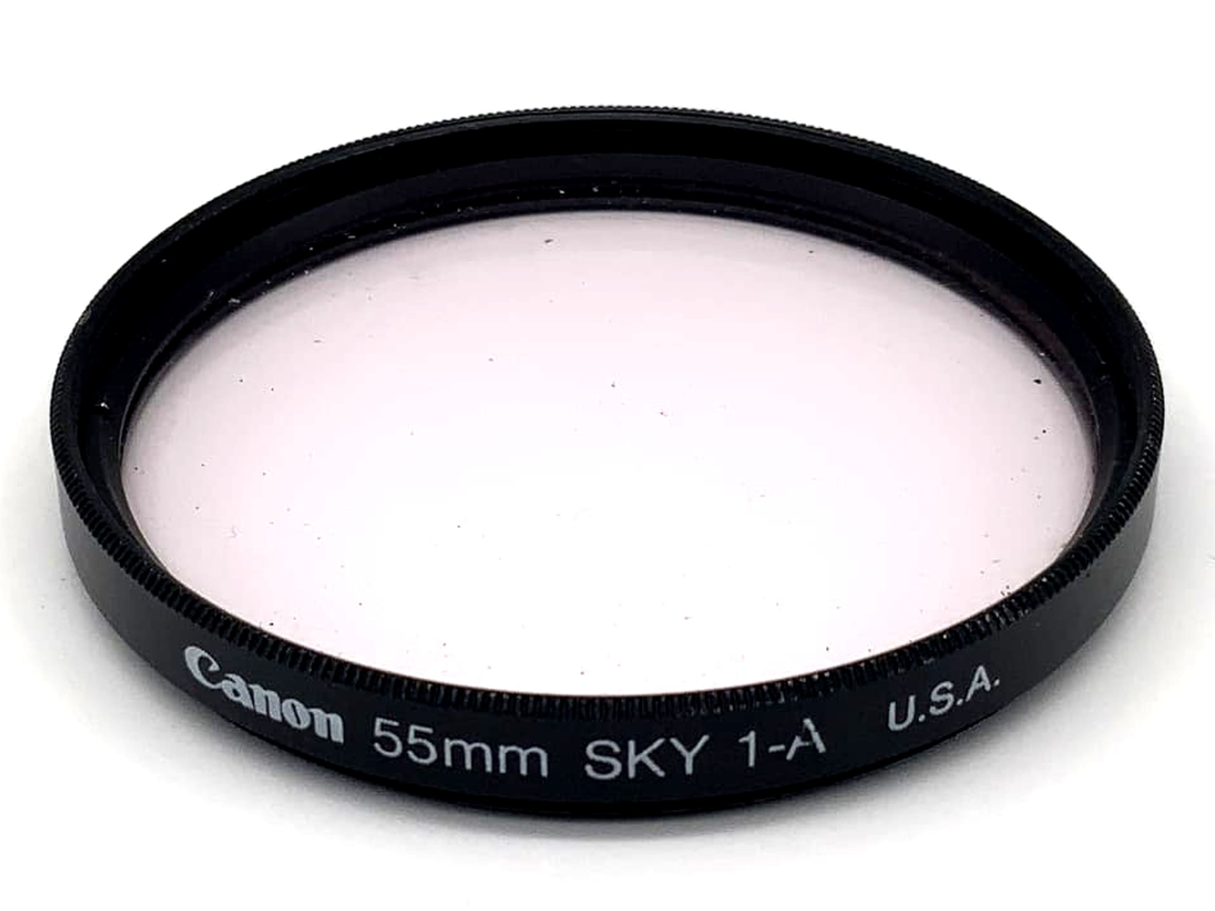 Filtre Canon Skylight 55 mm Sky 1-A, filetage circulaire USA