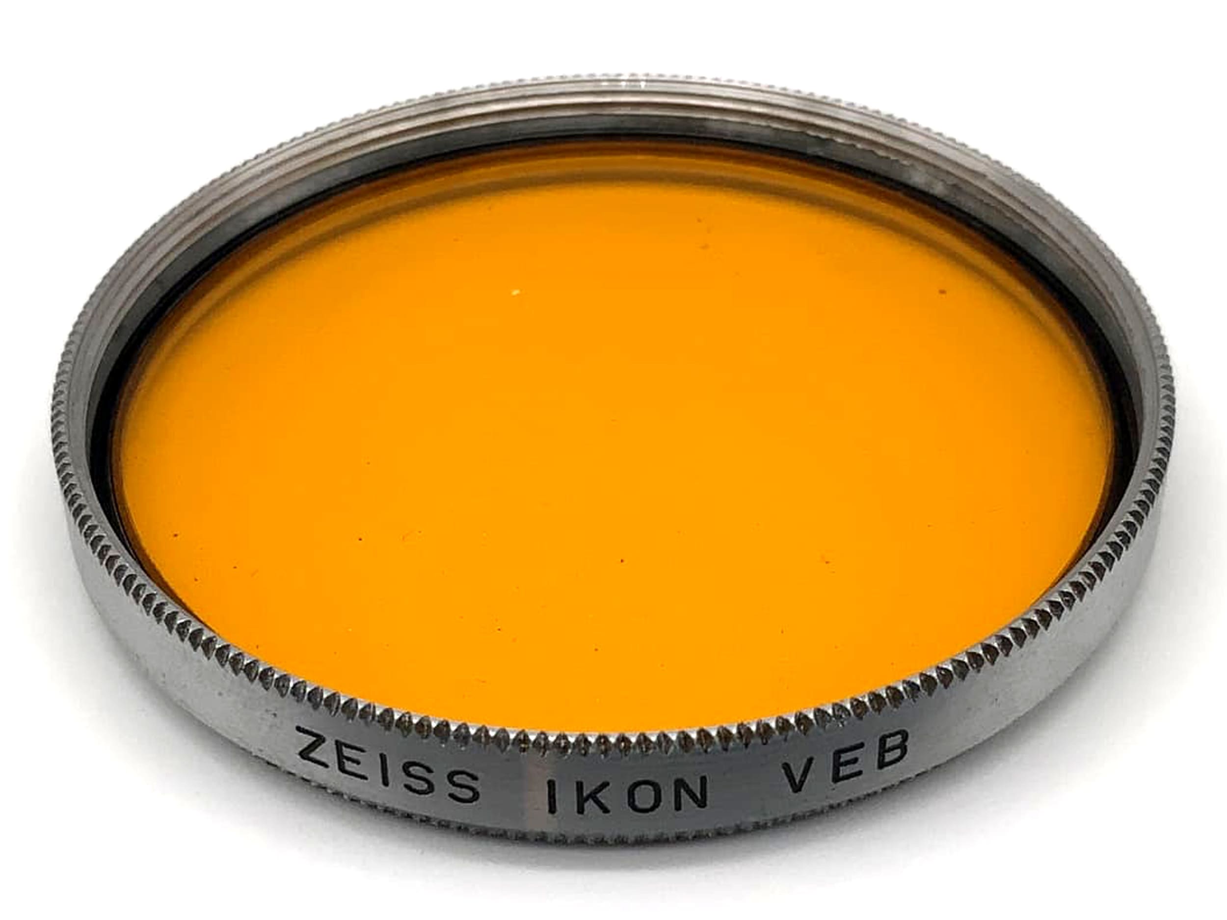 Zeiss Ikon Farbfilter 49mm Filter G4 Gelb Orange Kreisförmig Filtergewinde
