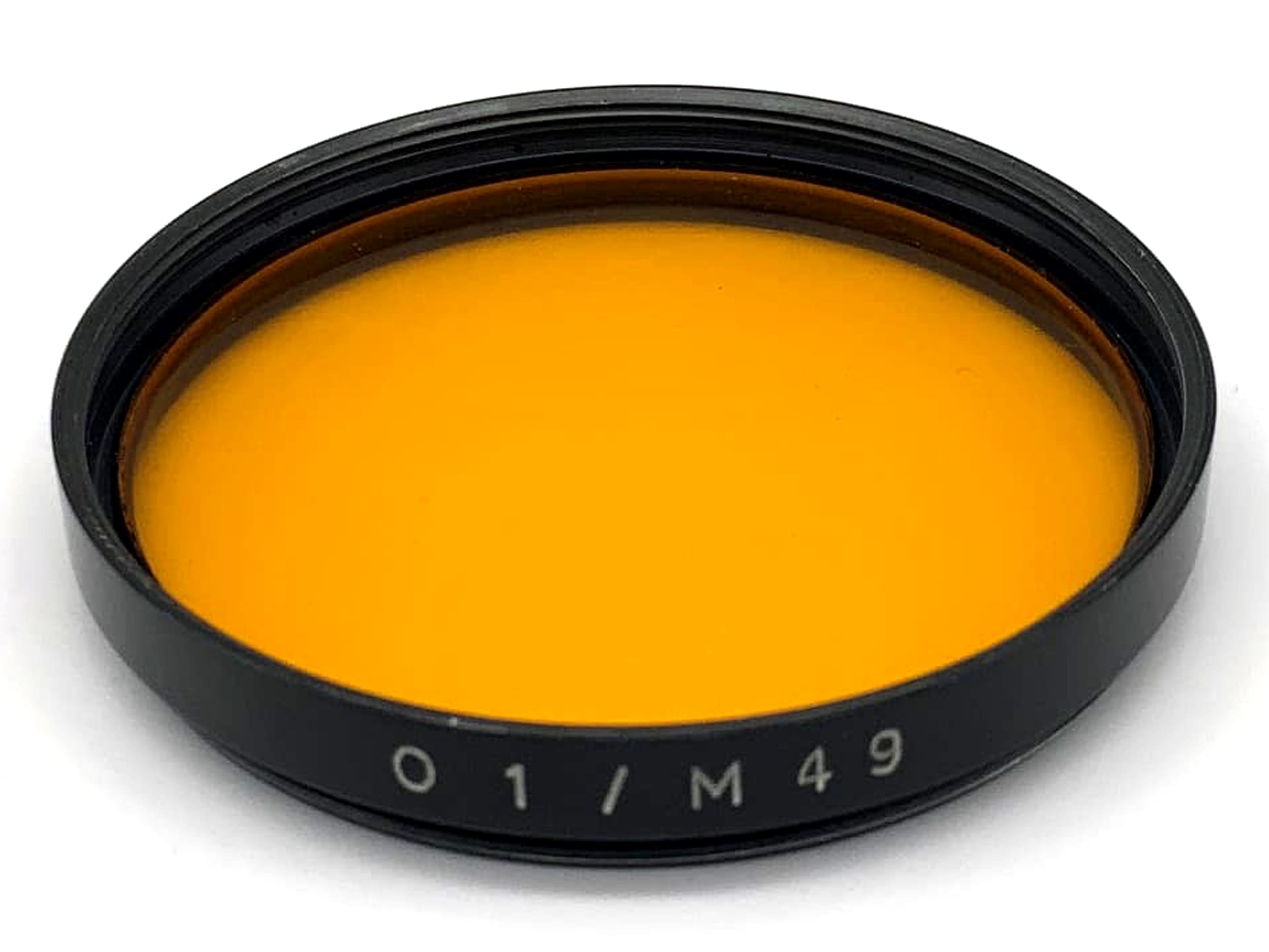 Carl Zeiss Jena color filter 49mm filter orange O1 / M49 circular filter thread