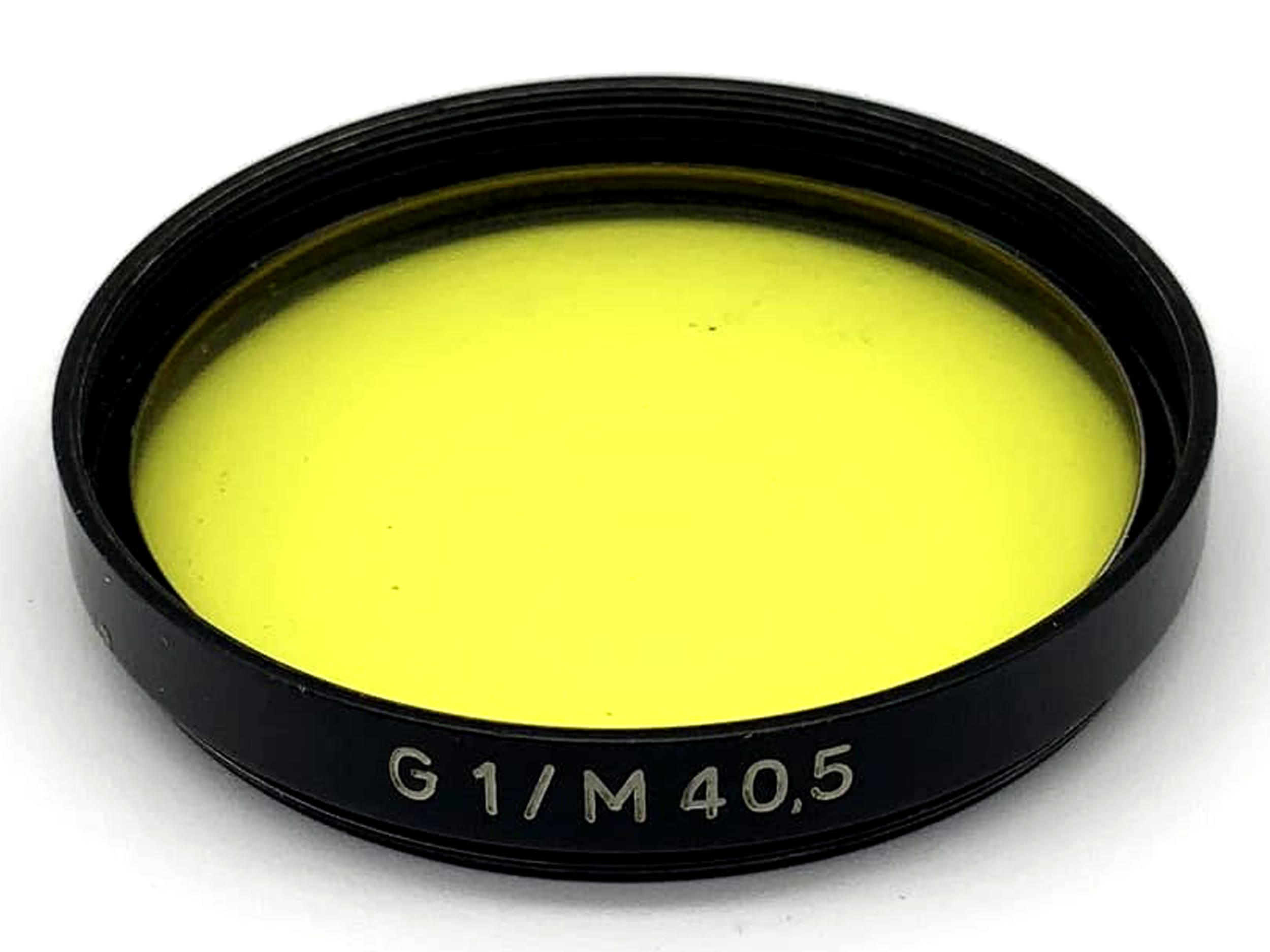 Filtre de couleur Carl Zeiss Jena 40,5 mm Jaune G1 / M40,5 Circulaire