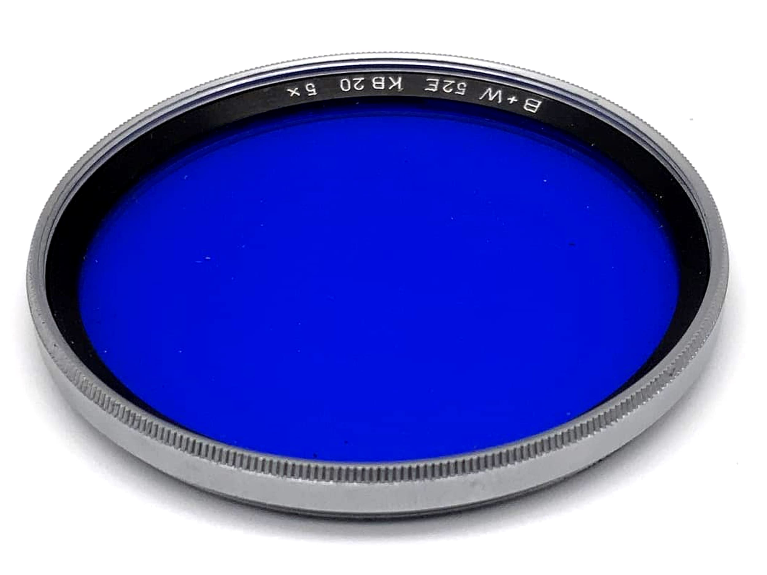 Filtre couleur B+W 52 mm, filtre bleu 52E KB 20, filetage 5x