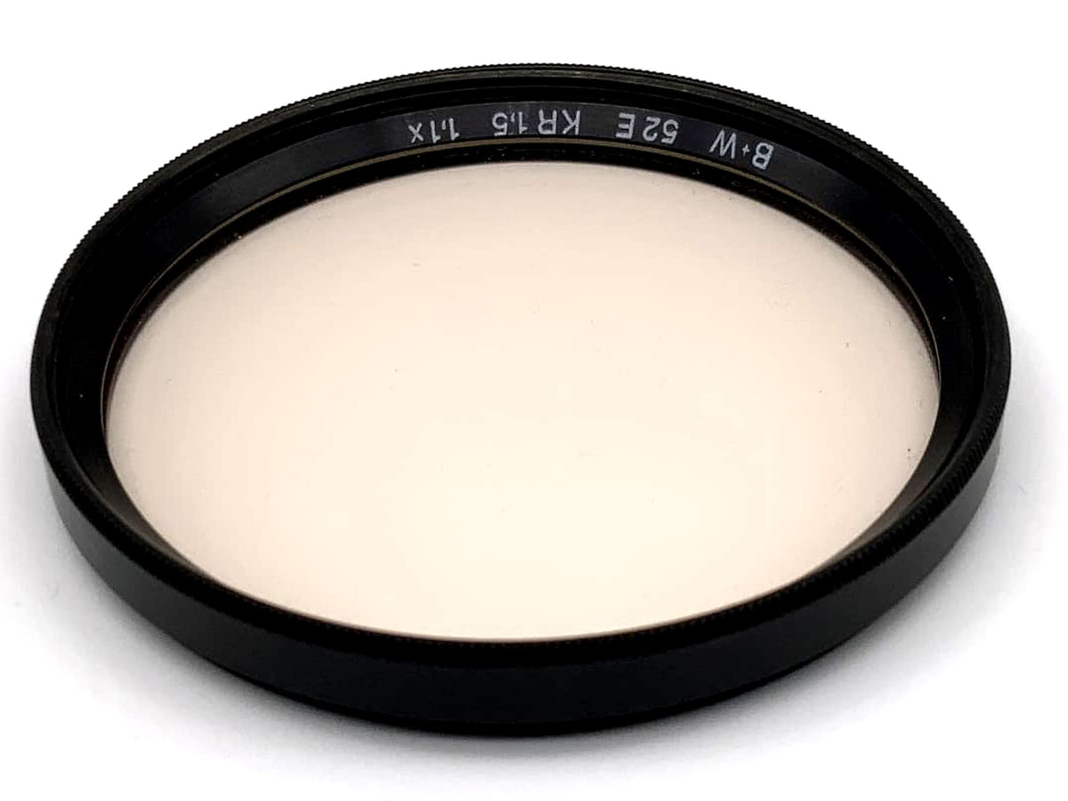 B+W Korrekturfilter 52mm Filter 52E KR1,5 1,1x Filtergewinde