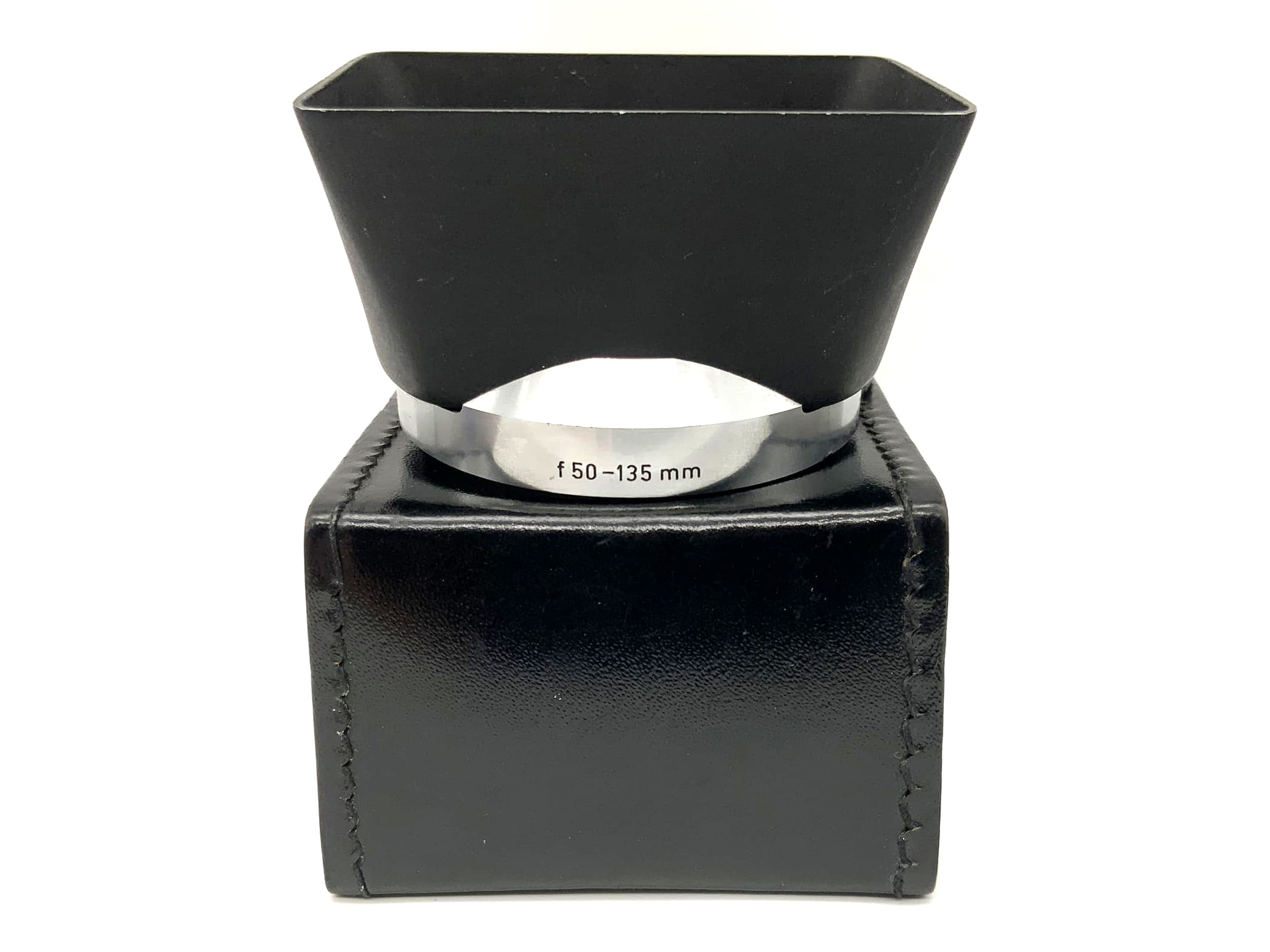 Zeiss Ikon B56 Gegenlichtblende f 50-135mm für Contarex metall + Tasche lenshood