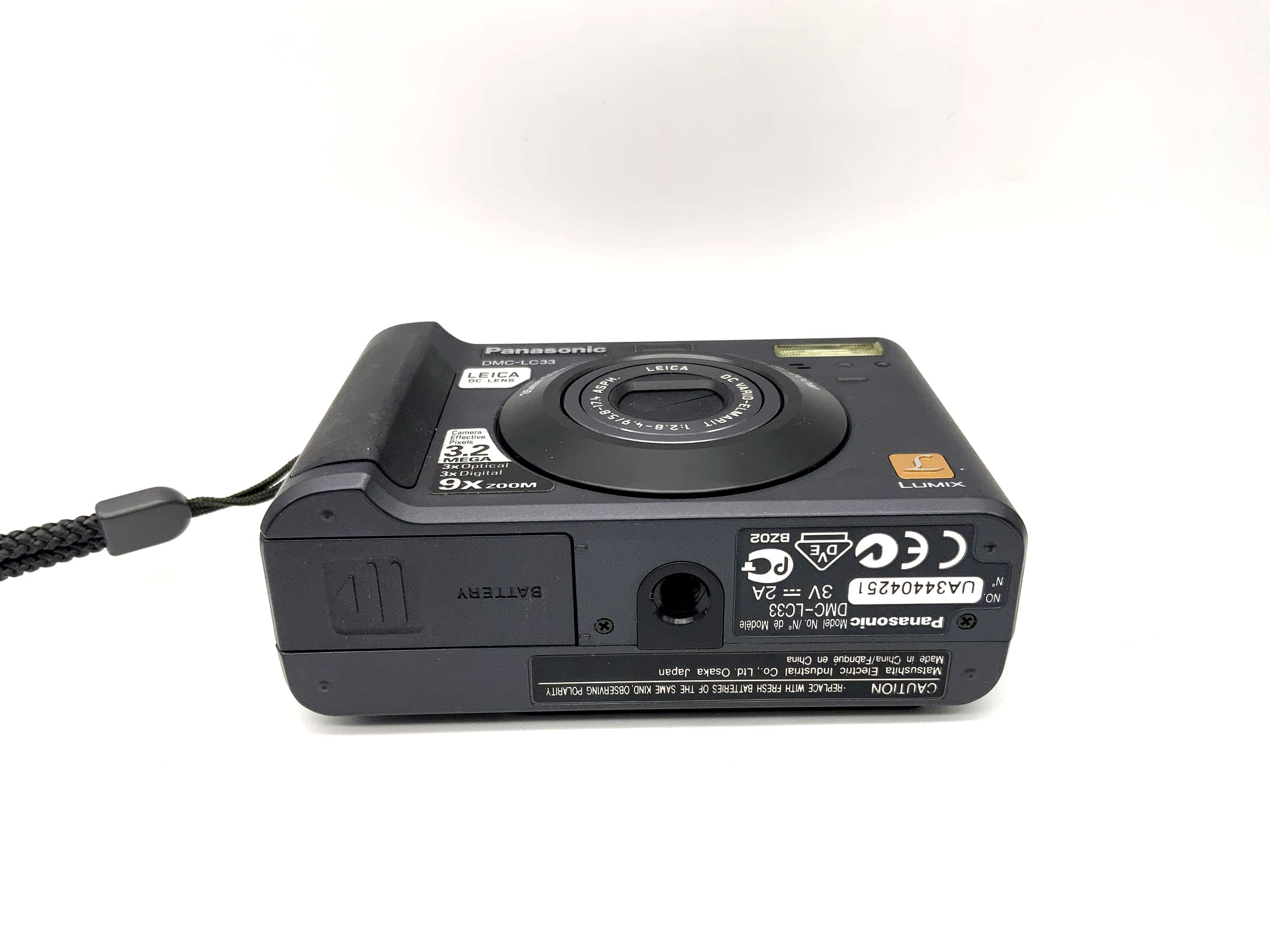 Panasonic Lumix DMC-LC33 mit Leica DC Vario-Elmarit 1:2.8-4.9/5.8-17.4 3.2 MP