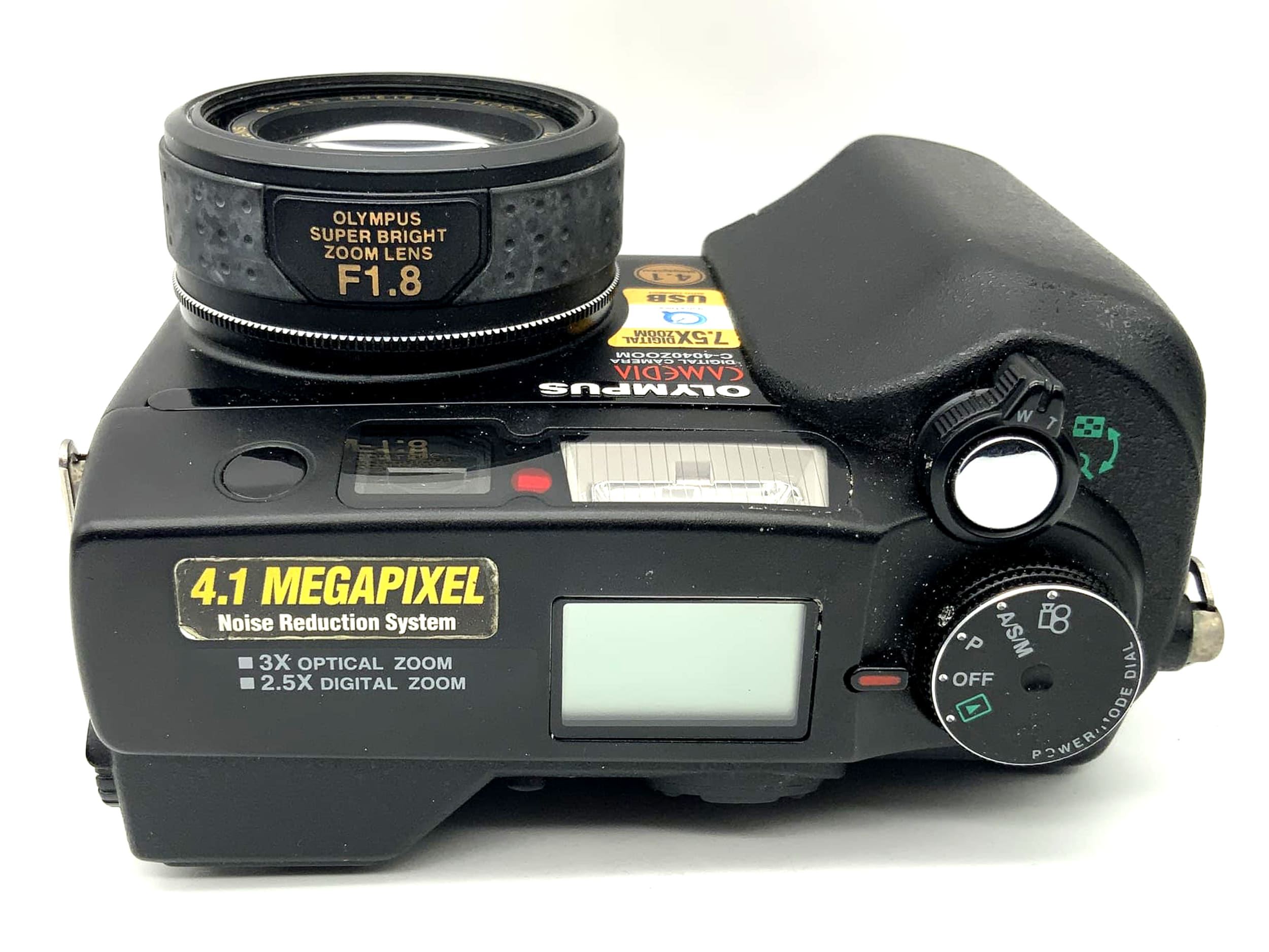 Olympus C-404 Zoom AF Zoom 7.1-21.3mm 1:1.8-2.6 4.1MP 7.5x Zoom