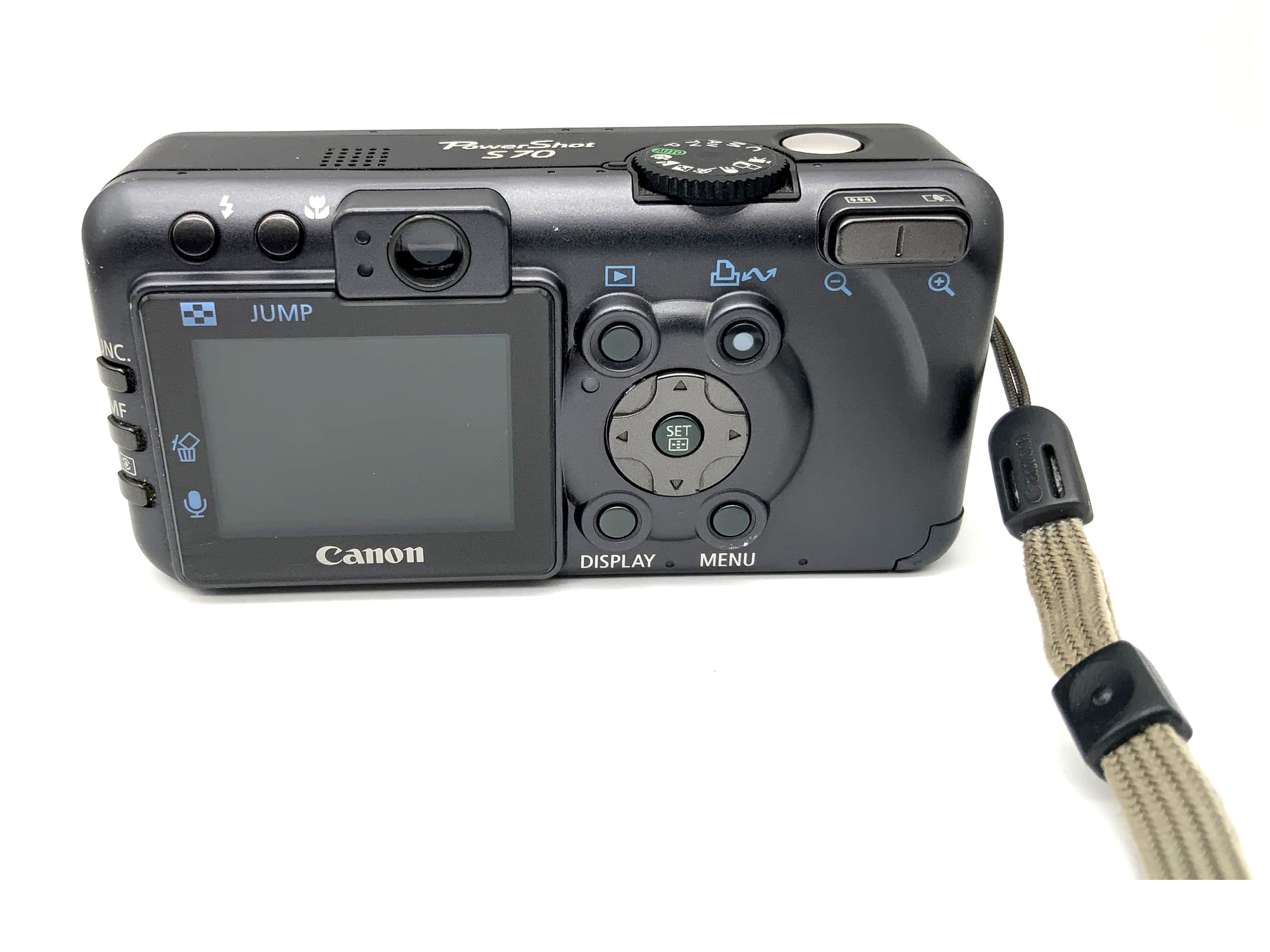 Canon PowerShot S70 mit Zoom Lens 3.6x 5.8-20.7mm 1:2.8-5.3 7.1 MP Ai AF