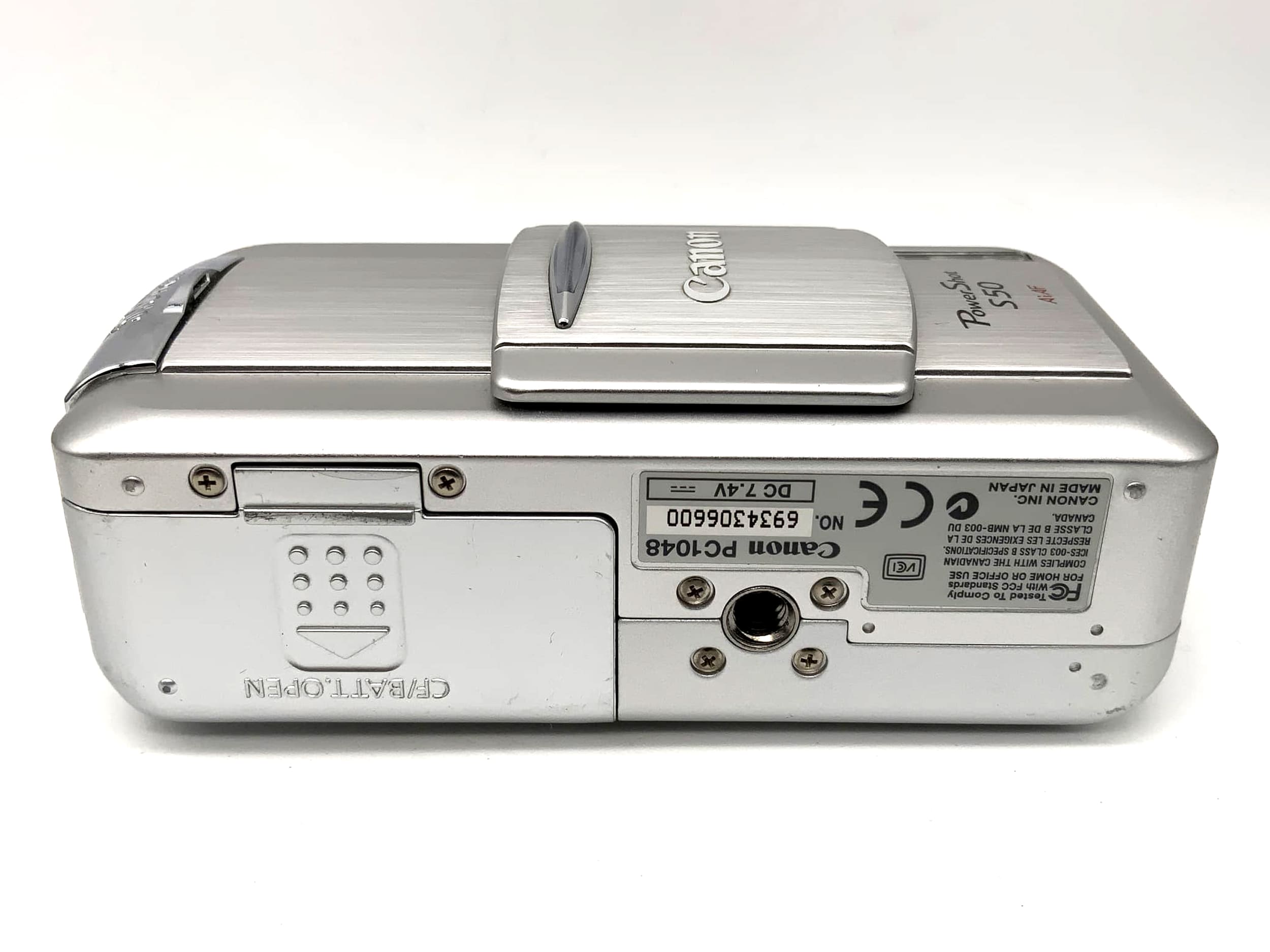 Canon PowerShot S50 mit Zoom Lens 3x 7.1-21.3mm 1:2.8-4.9 Ai AF