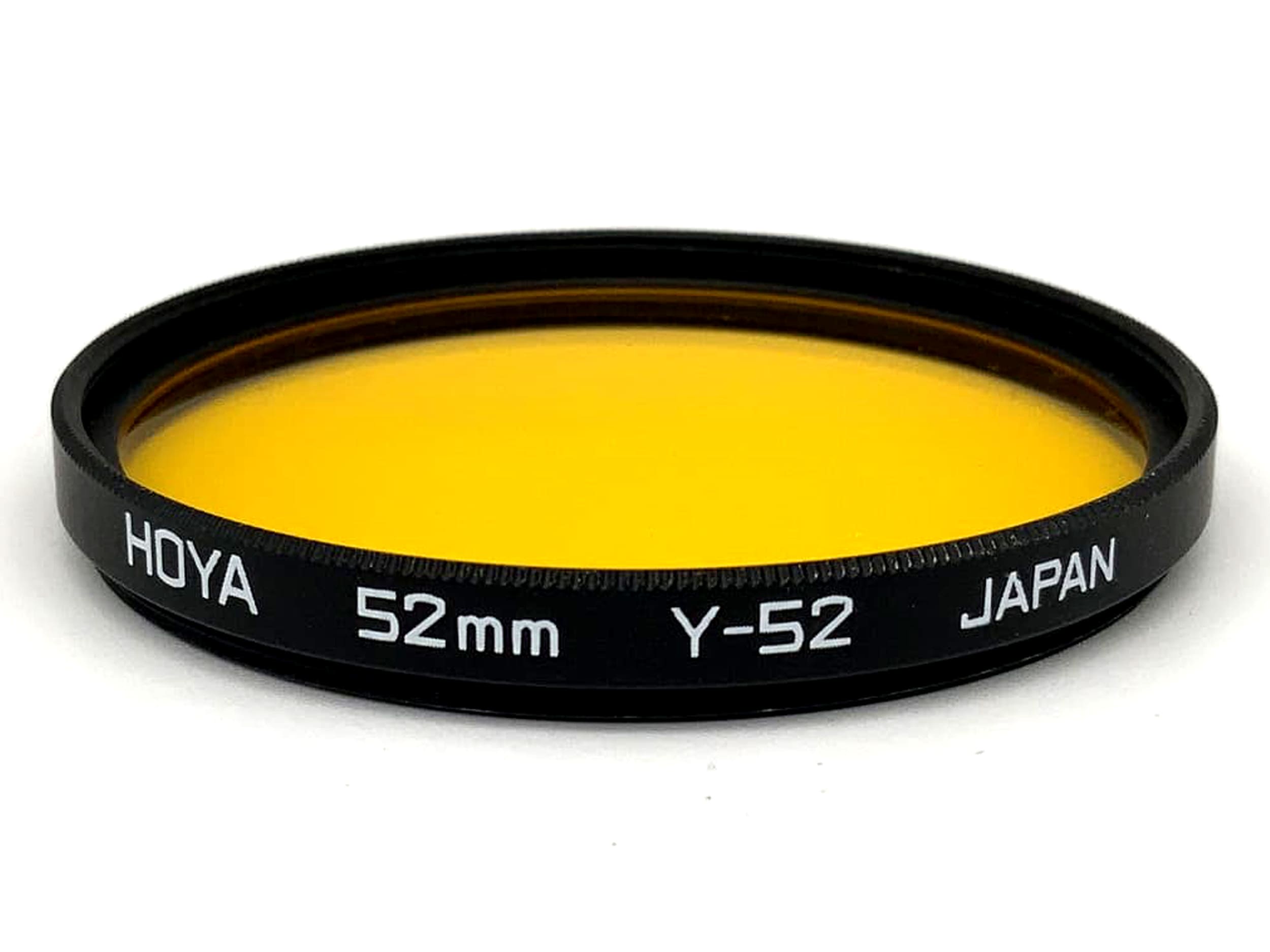 Hoya Farbfilter Y-52 Gelb Yellow Filter 52mm Kreisförmig Filtergewinde M52