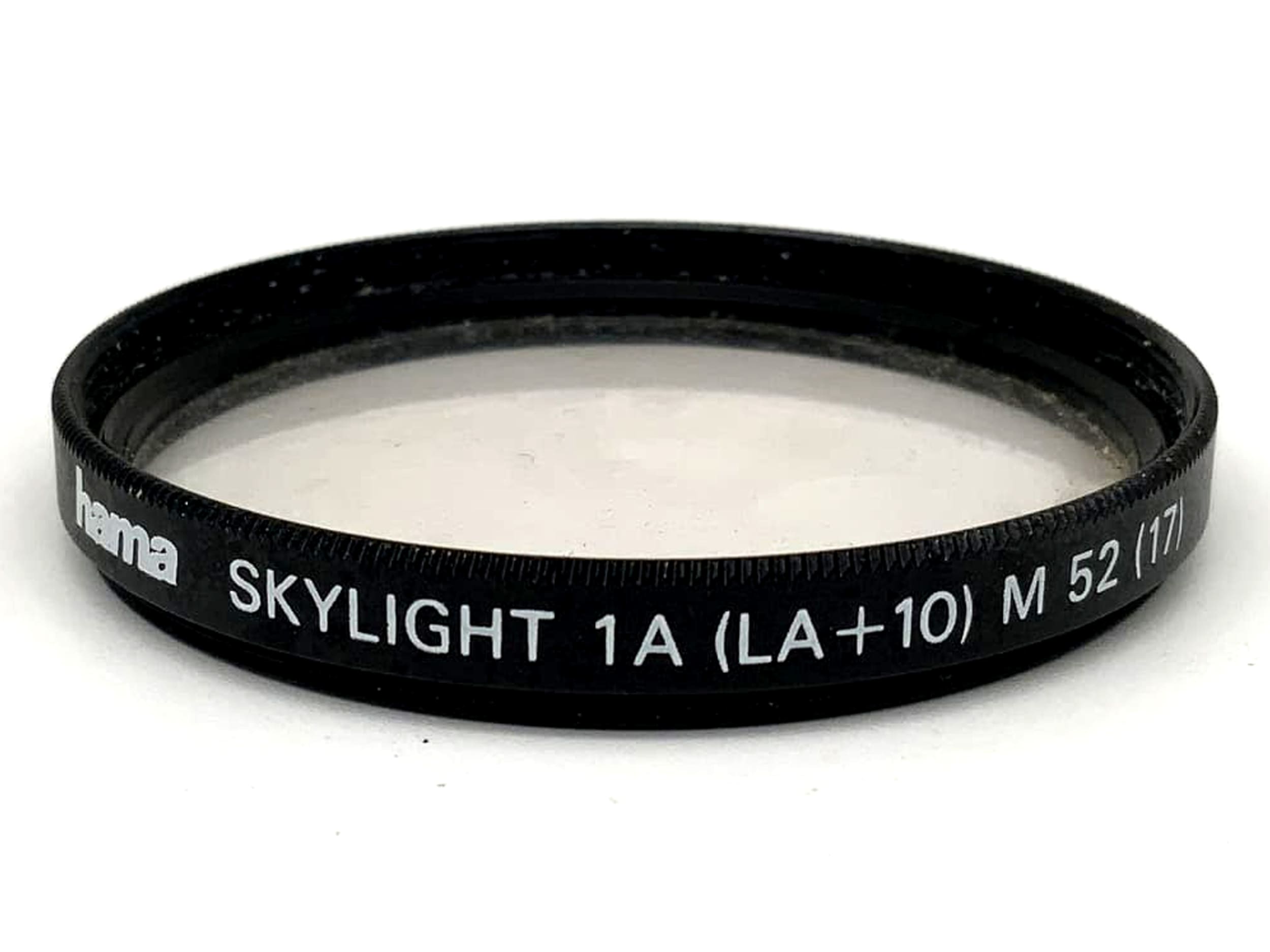 Hama Skylight 1A (LA+10) (17) Filter 52mm Kreisförmig Filtergewinde M52