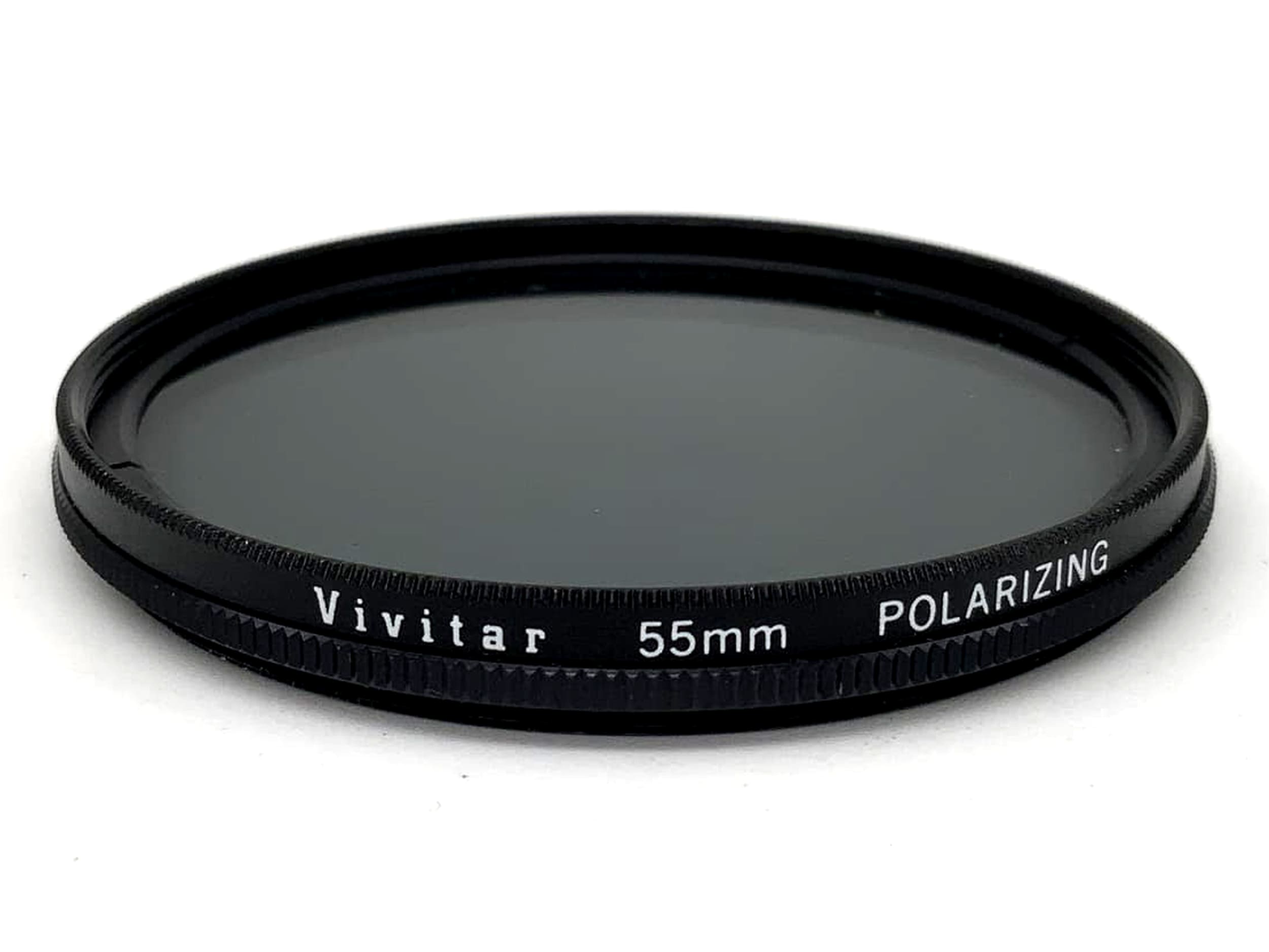 Filtre polarisant circulaire Vivitar 55 mm, filetage M55