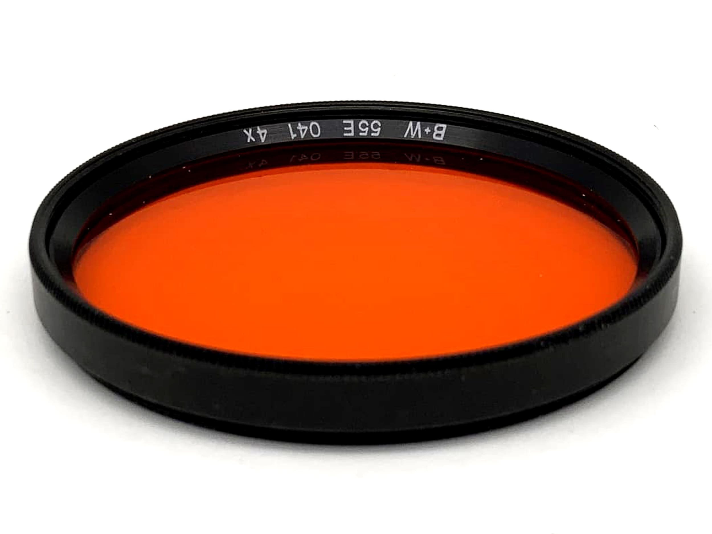B+W Farbfilter 55E 041 4x Orange Filter 55mm Kreisförmig Filtergewinde M55