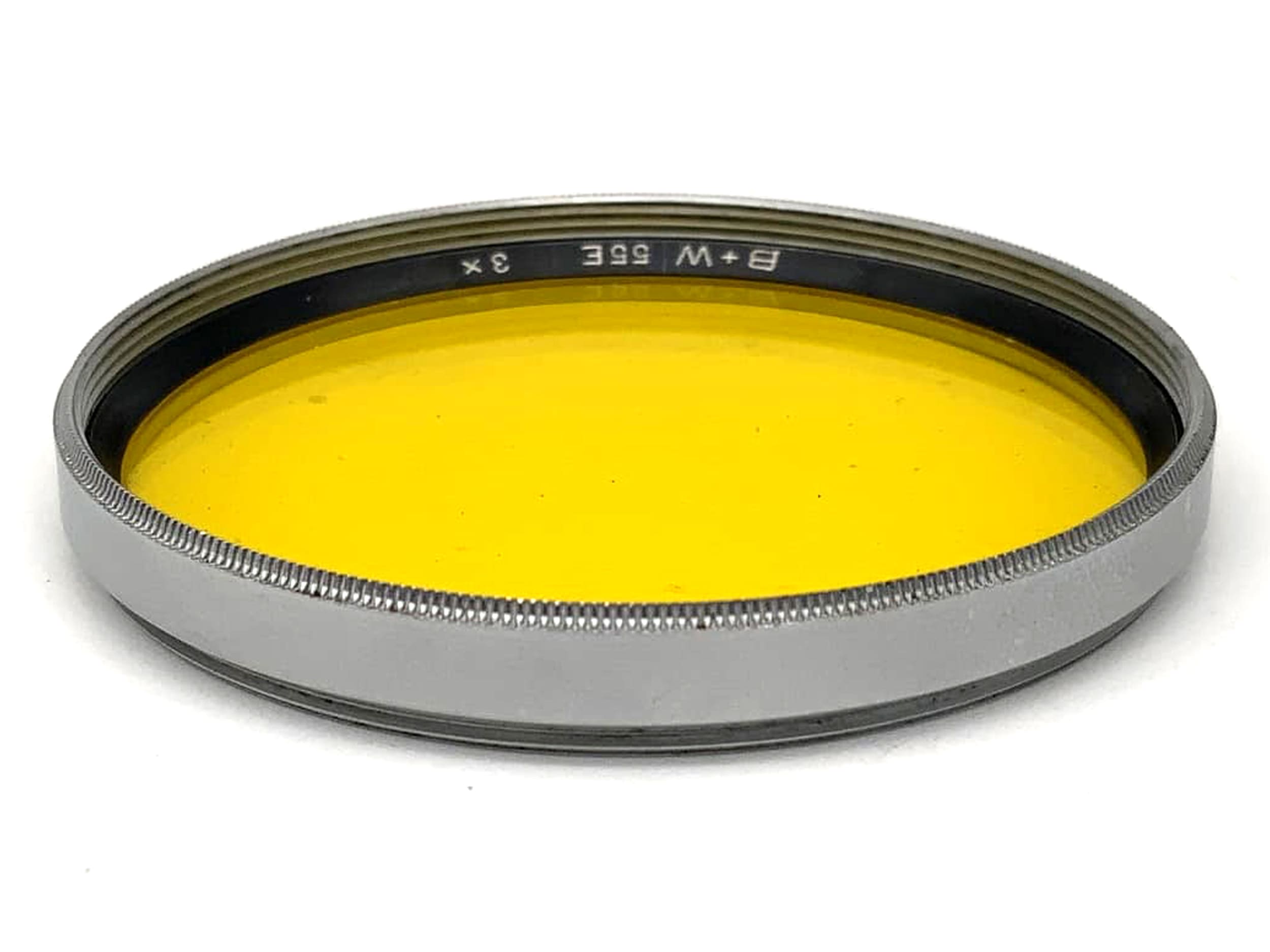 B+W Farbfilter 3x Gelb Yellow Filter 55mm Kreisförmig Filtergewinde M55