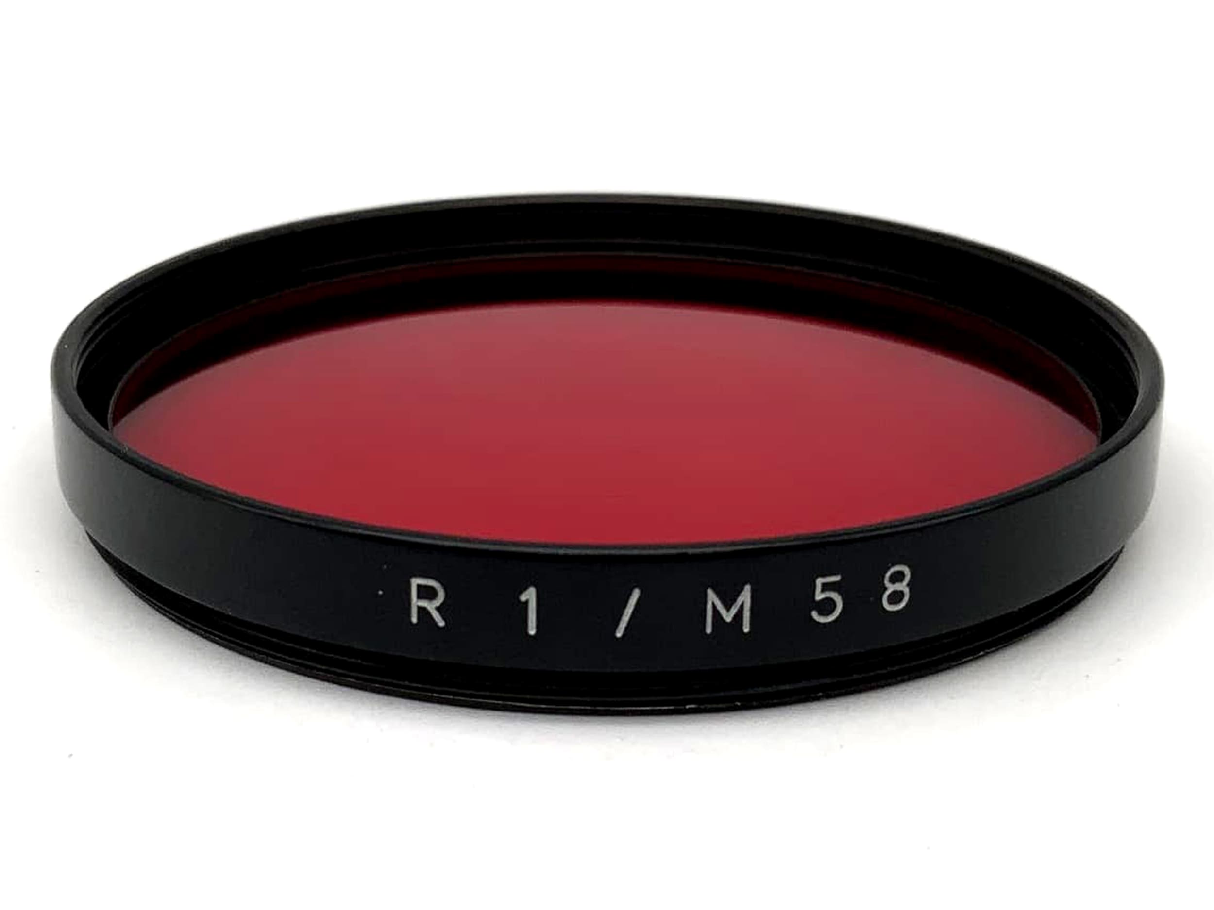 Carl Zeiss Farbfilter R1/M58 Rot Red Filter 58mm Kreisförmig Filtergewinde M58