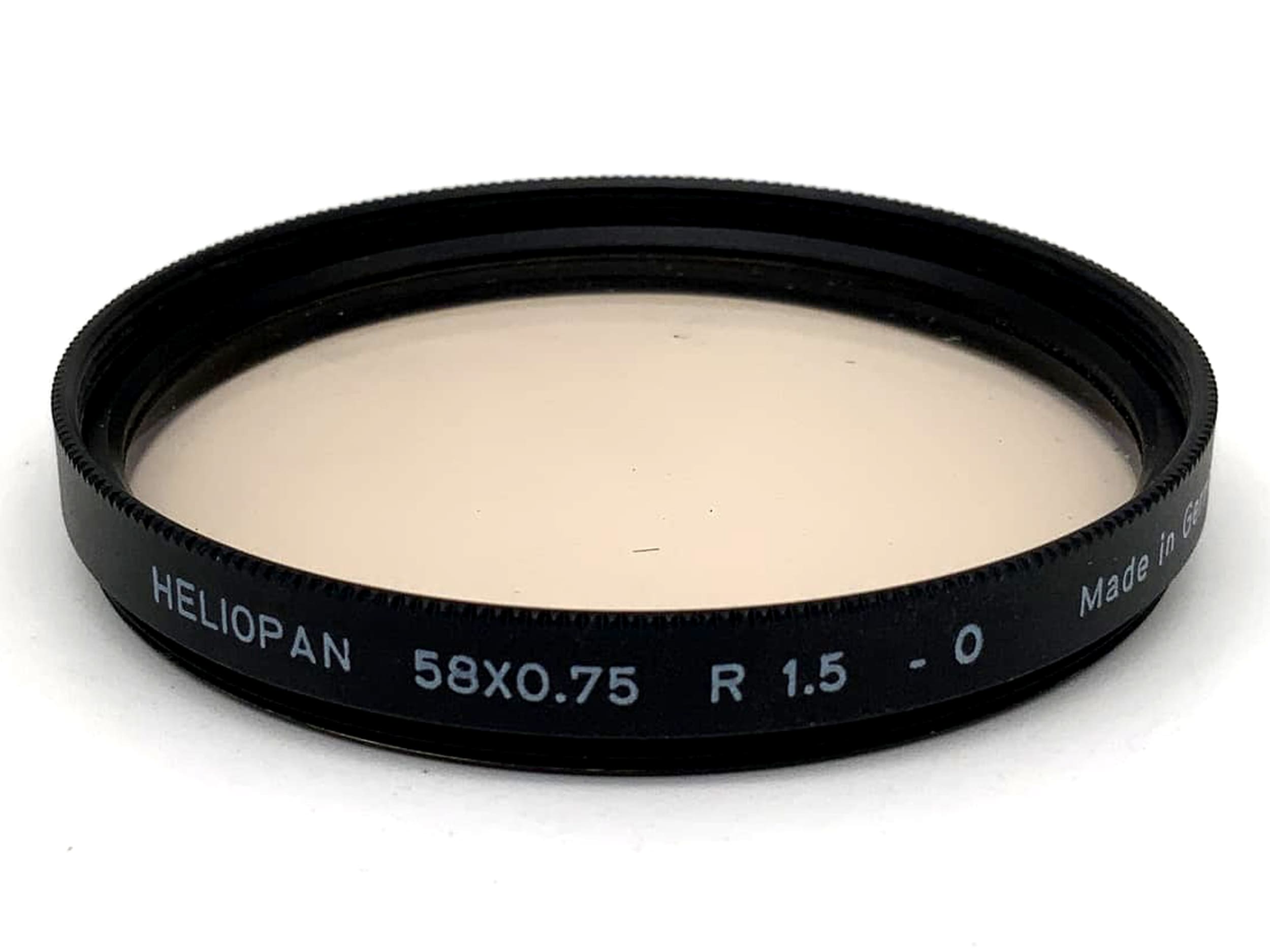 Heliopan Korrekturfilter 58x0,75 R1,5 -0 Filter 58mm Kreisförmig M58