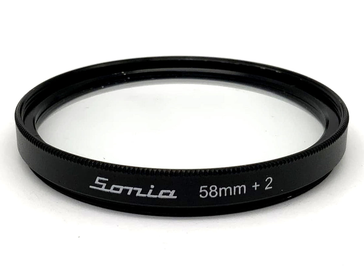 Filtre Sonia Macro-Up Lens +2 (gros plan) 58 mm, filetage circulaire M58