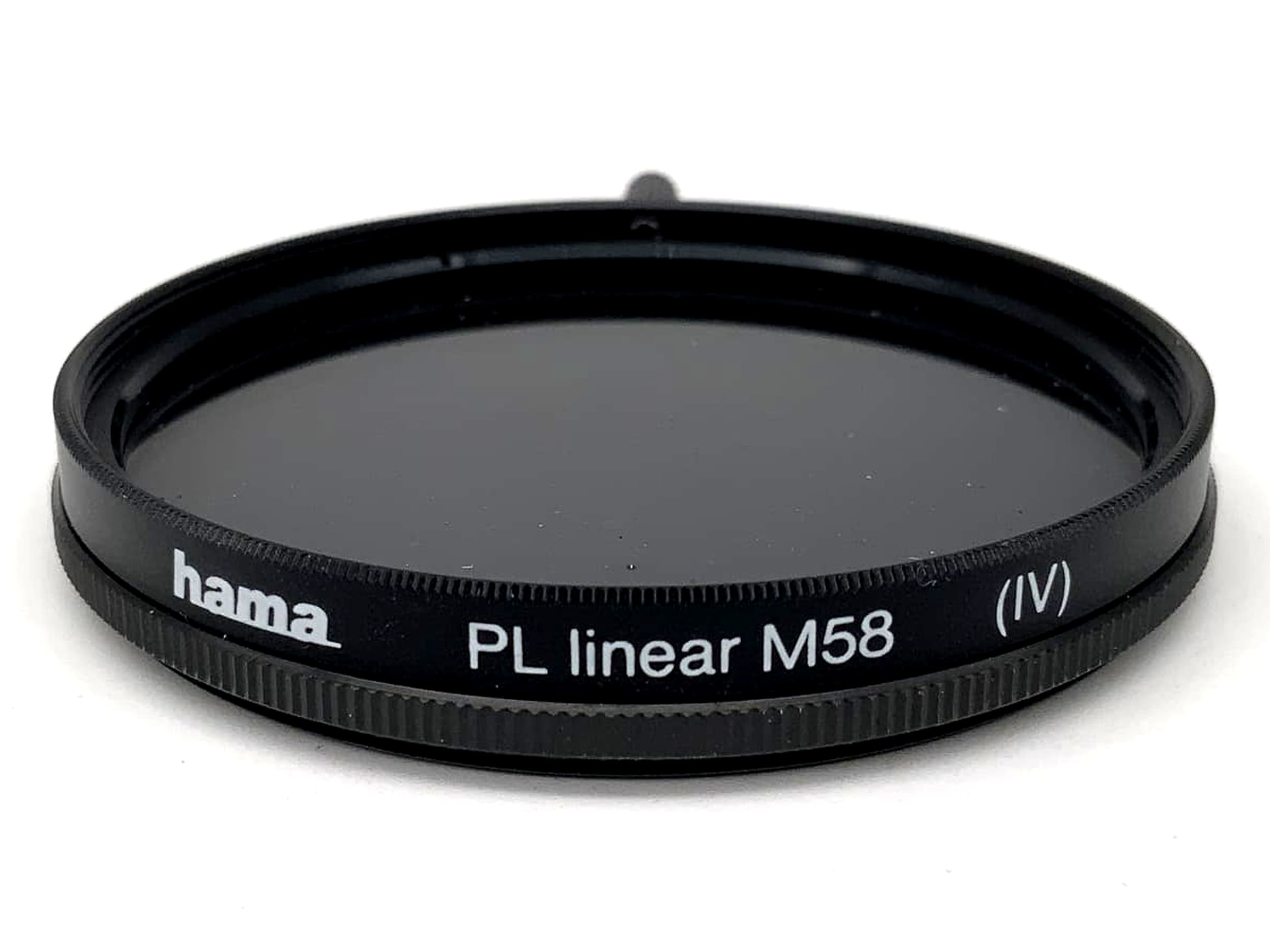 Hama Polfilter Pl linear (IV) Filter 58mm Kreisförmig Filtergewinde M58