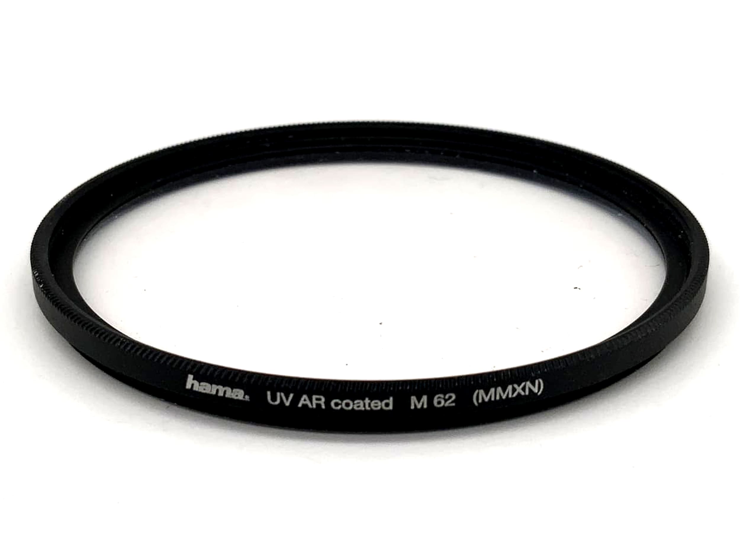 Hama UV-Filter UV AR coated (MMXN) Filter 62mm Kreisförmig Filtergewinde M62