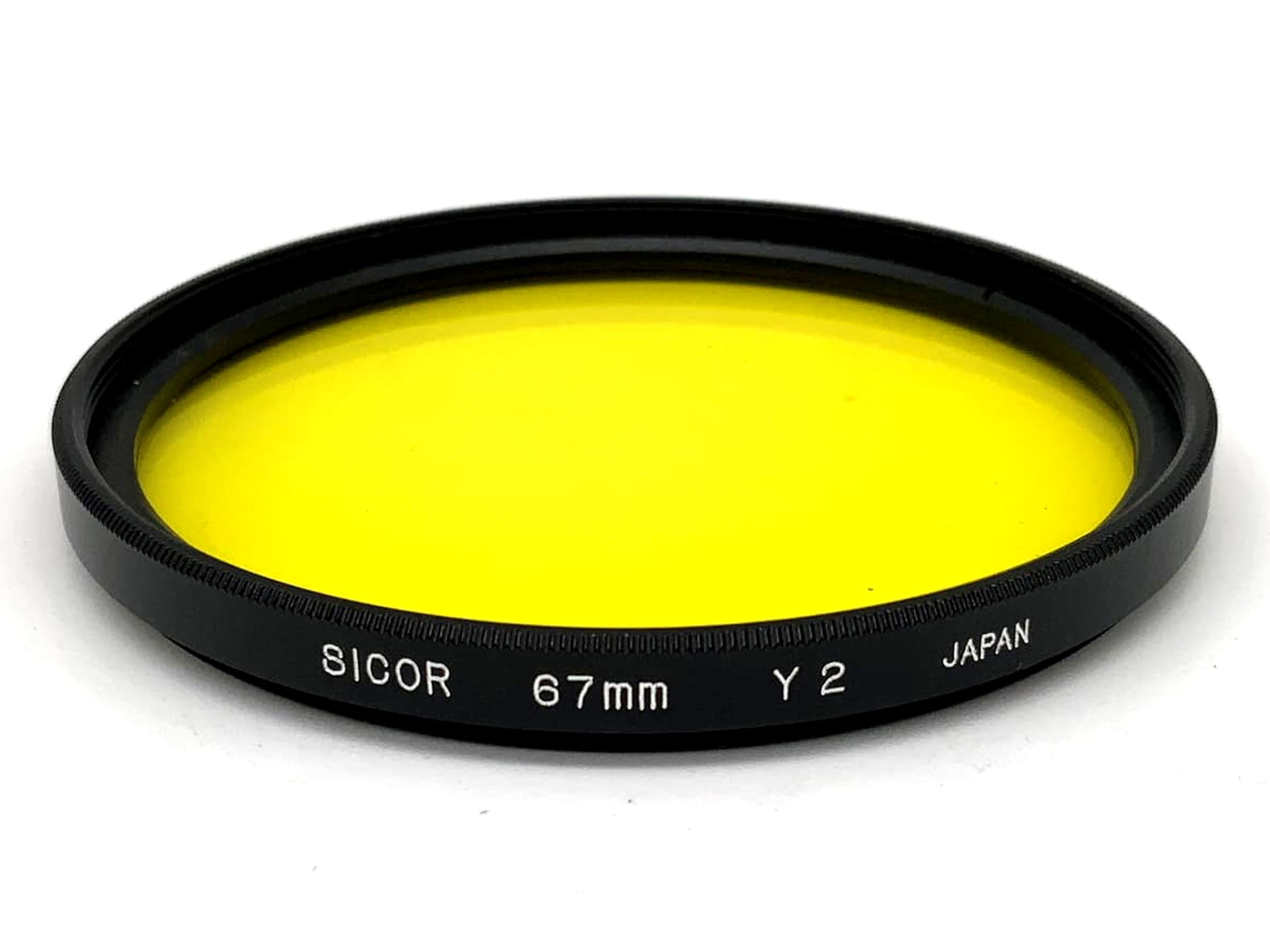 Sicor Farbfilter Y2 Gelb Yellow Filter 67mm Kreisförmig Filtergewinde M67