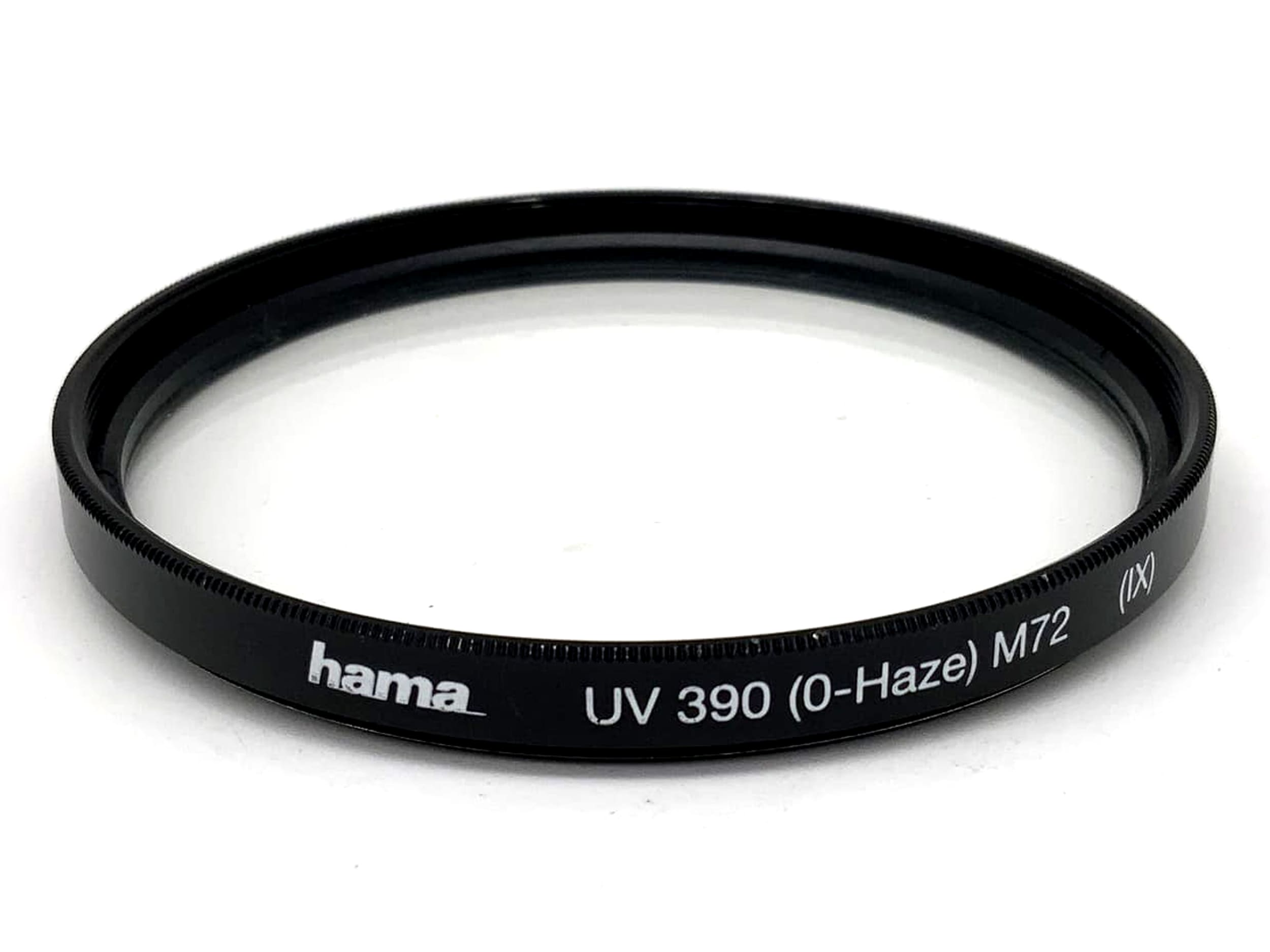 Hama UV-Filter UV 390 (0-Haze) (IX) Filter 72mm Kreisförmig Filtergewinde M72