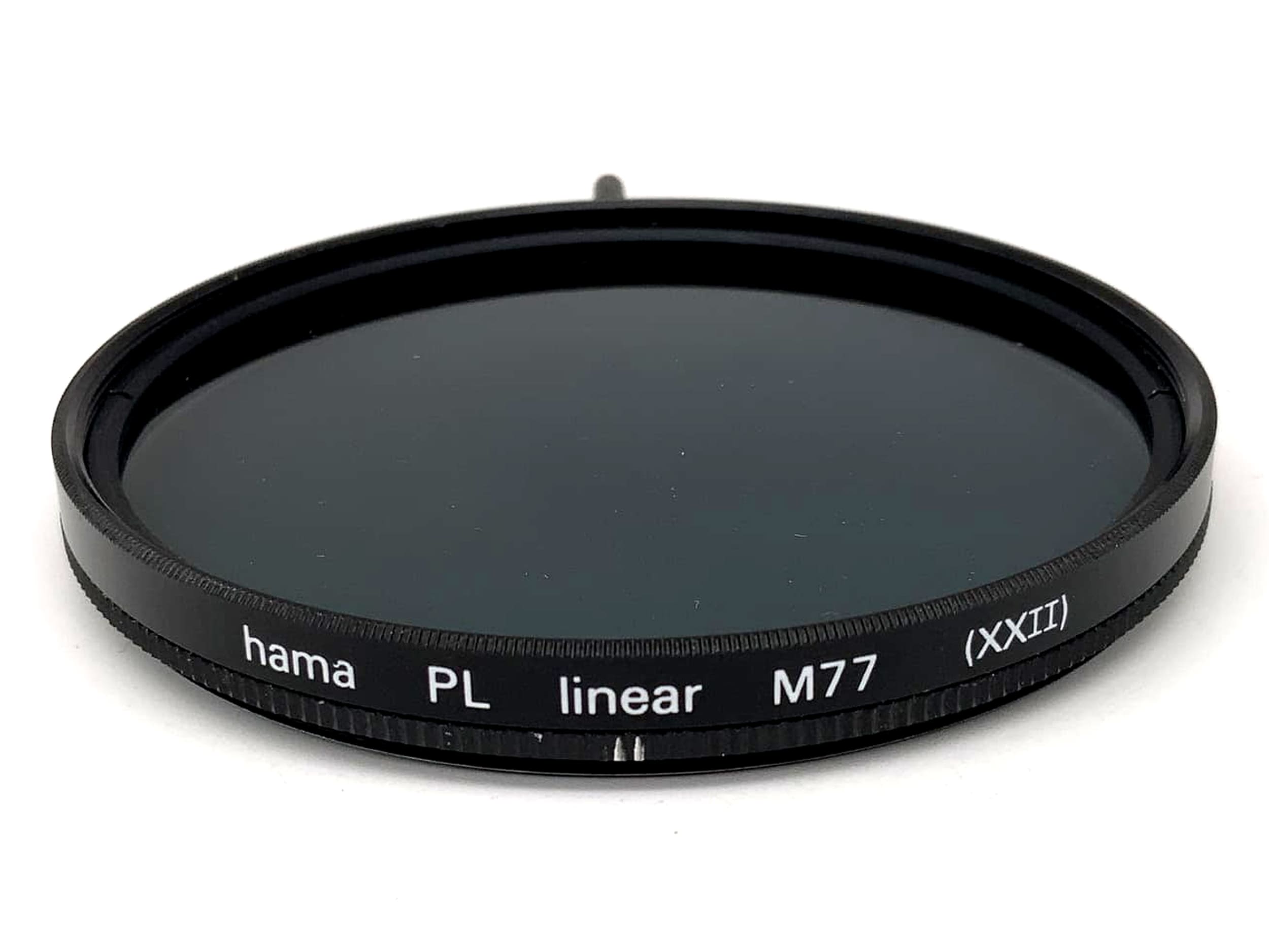 Hama Polfilter PL linear M77 (XXII) Filter 77mm Kreisförmig Filtergewinde M77
