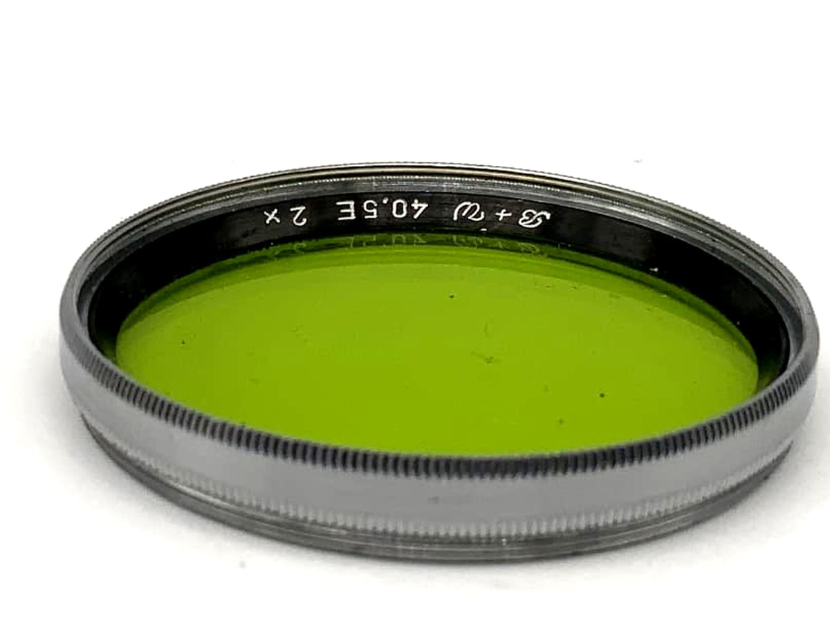 B+W Farbfilter 40,5E 2x Grün Green Filter 40,5mm Kreisförmig Filtergewinde
