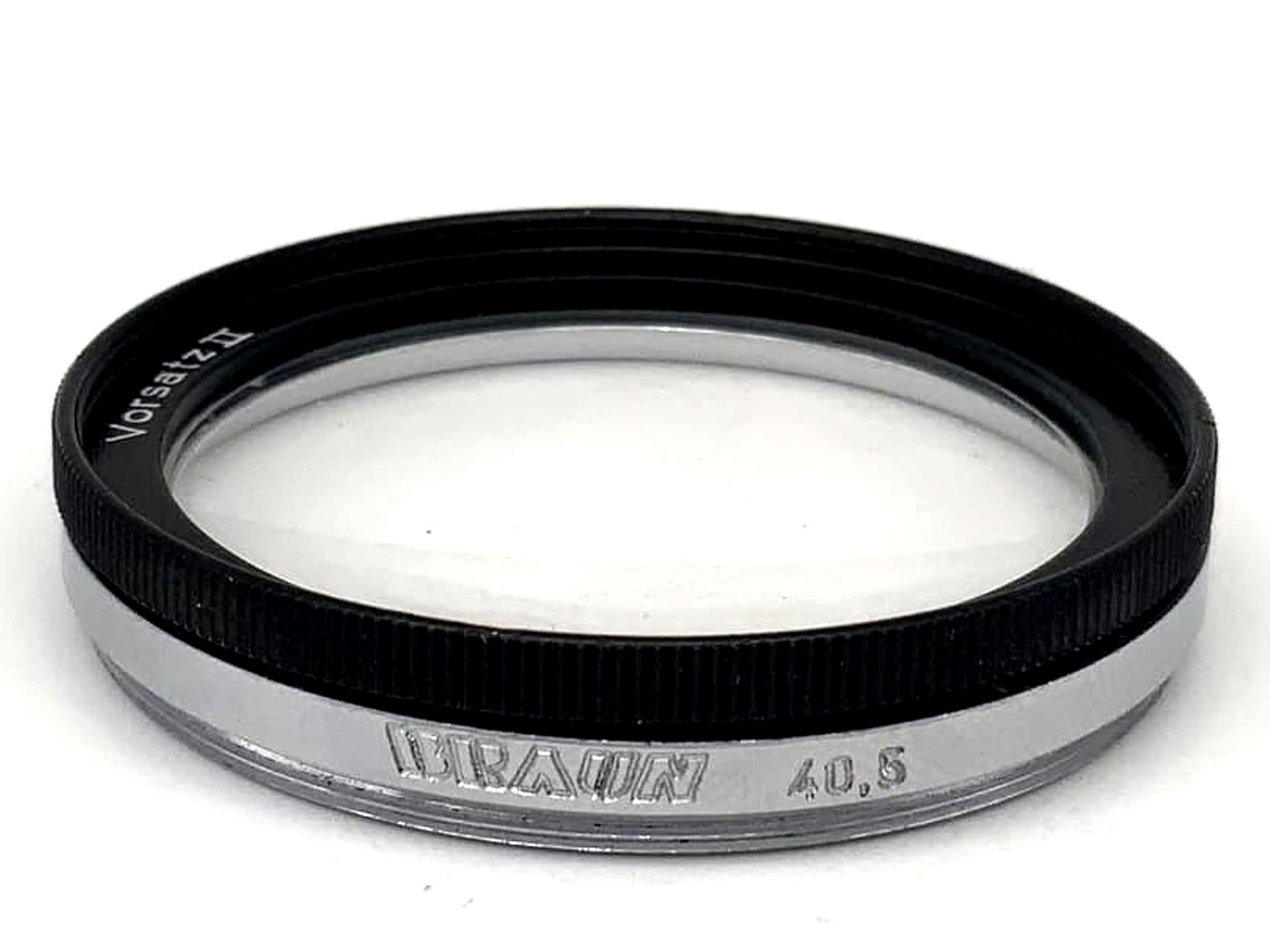 Braun Nahlinse Vorsatz II 40,5 Filter 40,5mm Kreisförmig Filtergewinde M40