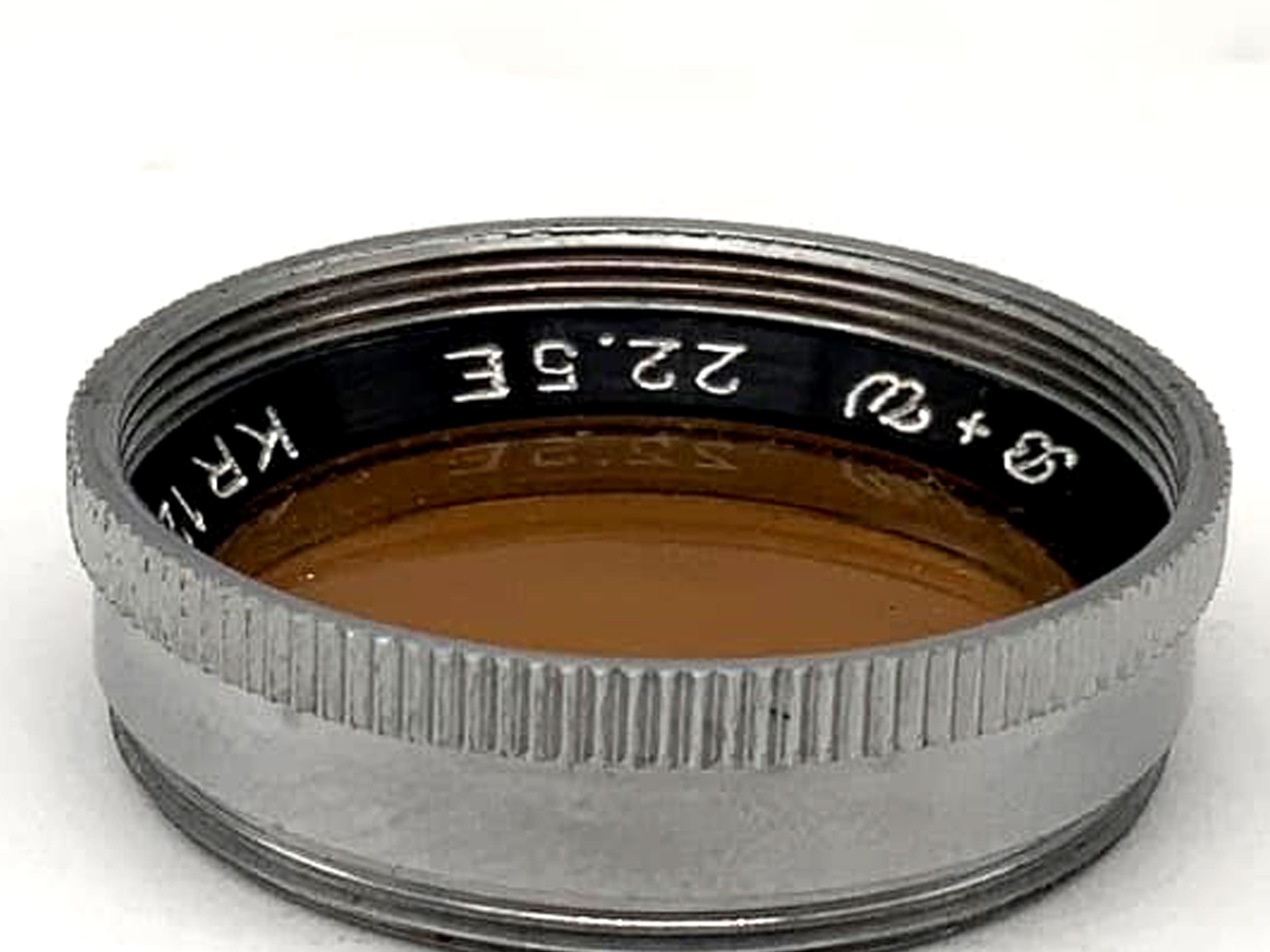 B+W Korrekturfilter 22,5E KR12 2x Filter 22,5mm Kreisförmig Filtergewinde M22