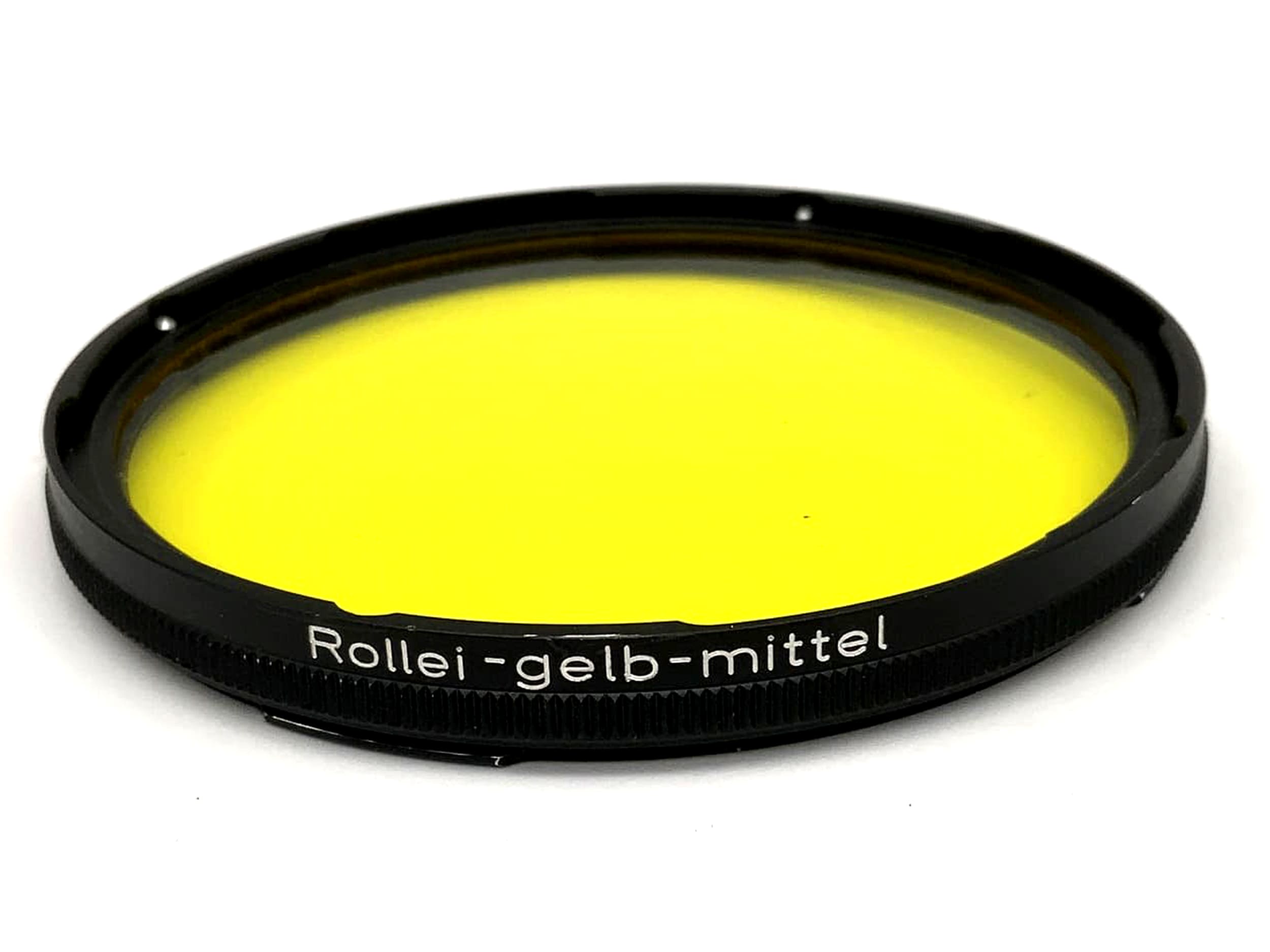 Rollei Farbfilter Gelb-Mittel -1,5 R VI Yellow Filter Bajonett VI