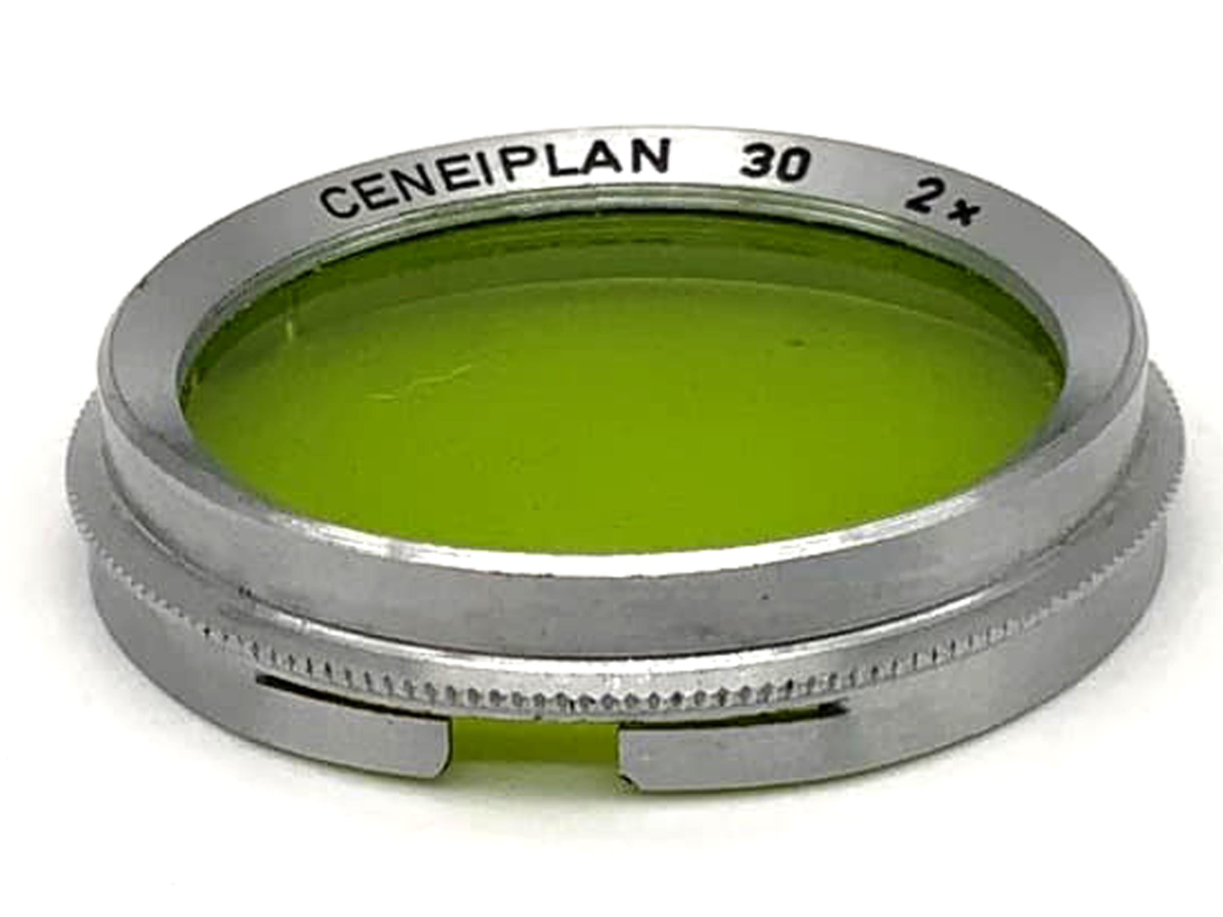 Ceneiplan Farbfilter 2x Gelb-Grün Yellow-Green Steckfilter Slip On 30mm M30
