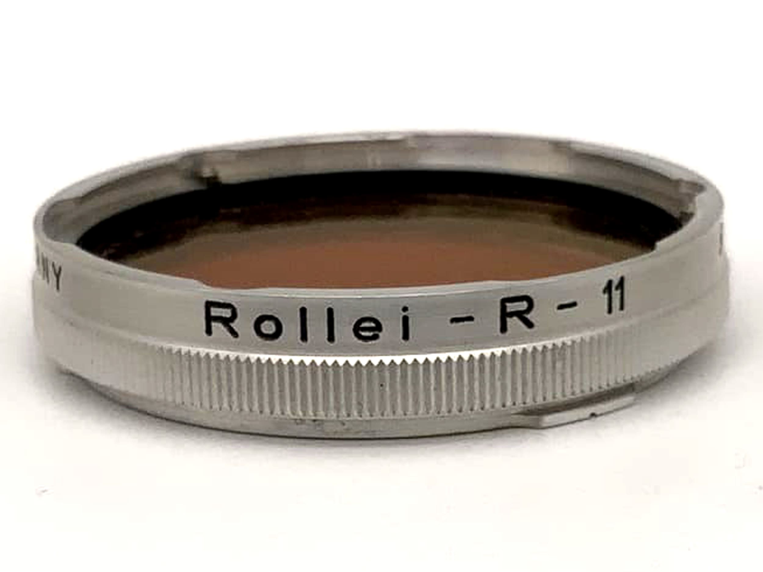 Rollei Farbfilter R11 Hellbraun Light Brown f/2,8 Xenotar/Planar (RII) Bay II
