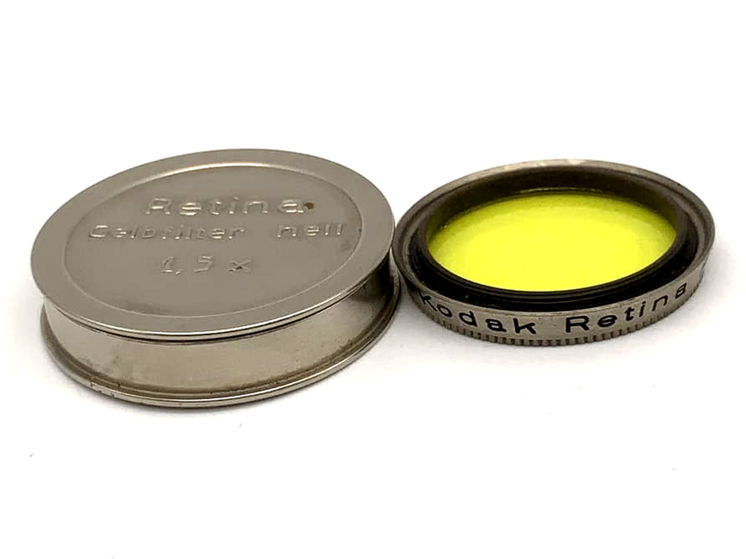 Kodak Farbfilter Retina Filter NI Gelb hell light Yellow Filter 21,5mm