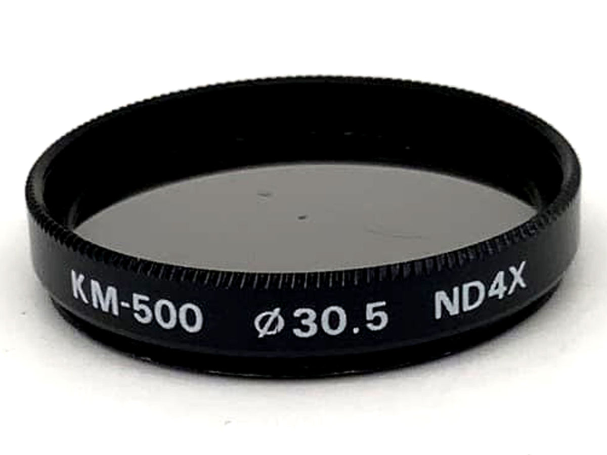 Filtre à densité neutre KM-500 ND4X, filetage circulaire de 30,5 mm