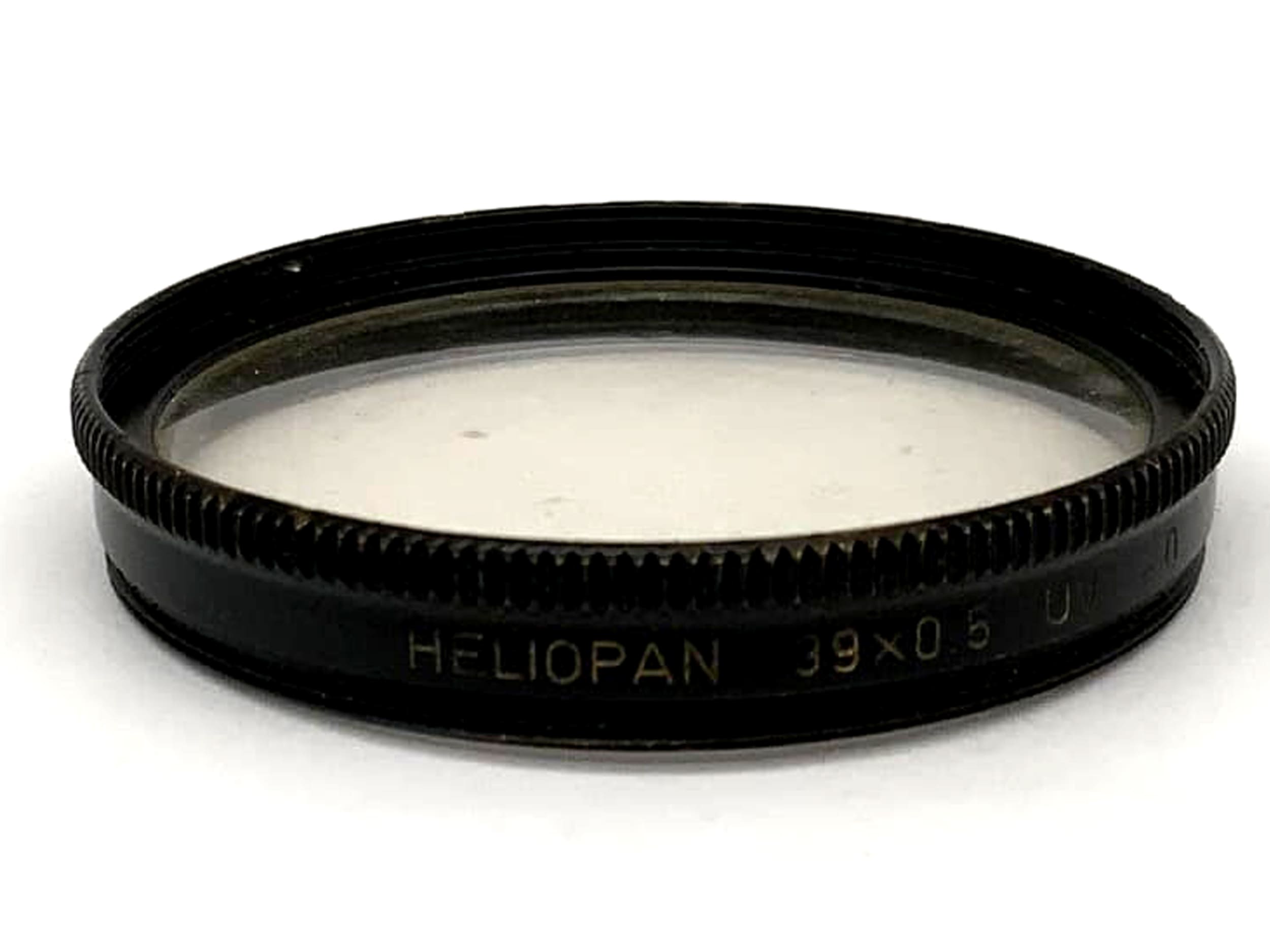 Heliopan Uv-Filter 39x0,5 UV -0 Filter 39mm Kreisförmig Filtergewinde M39
