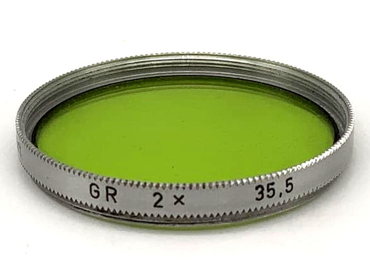 Carl Zeiss Green GR Color Filters, 2x, 35.5mm Circular