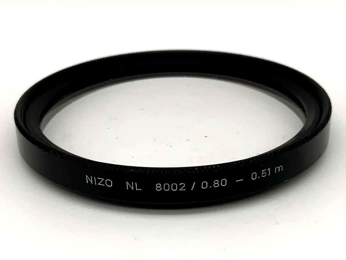 Objectif macro Nizo NL 8002/0,80-0,51 m 62 mm/67 mm, filtre pour objectif macro 62 mm M62