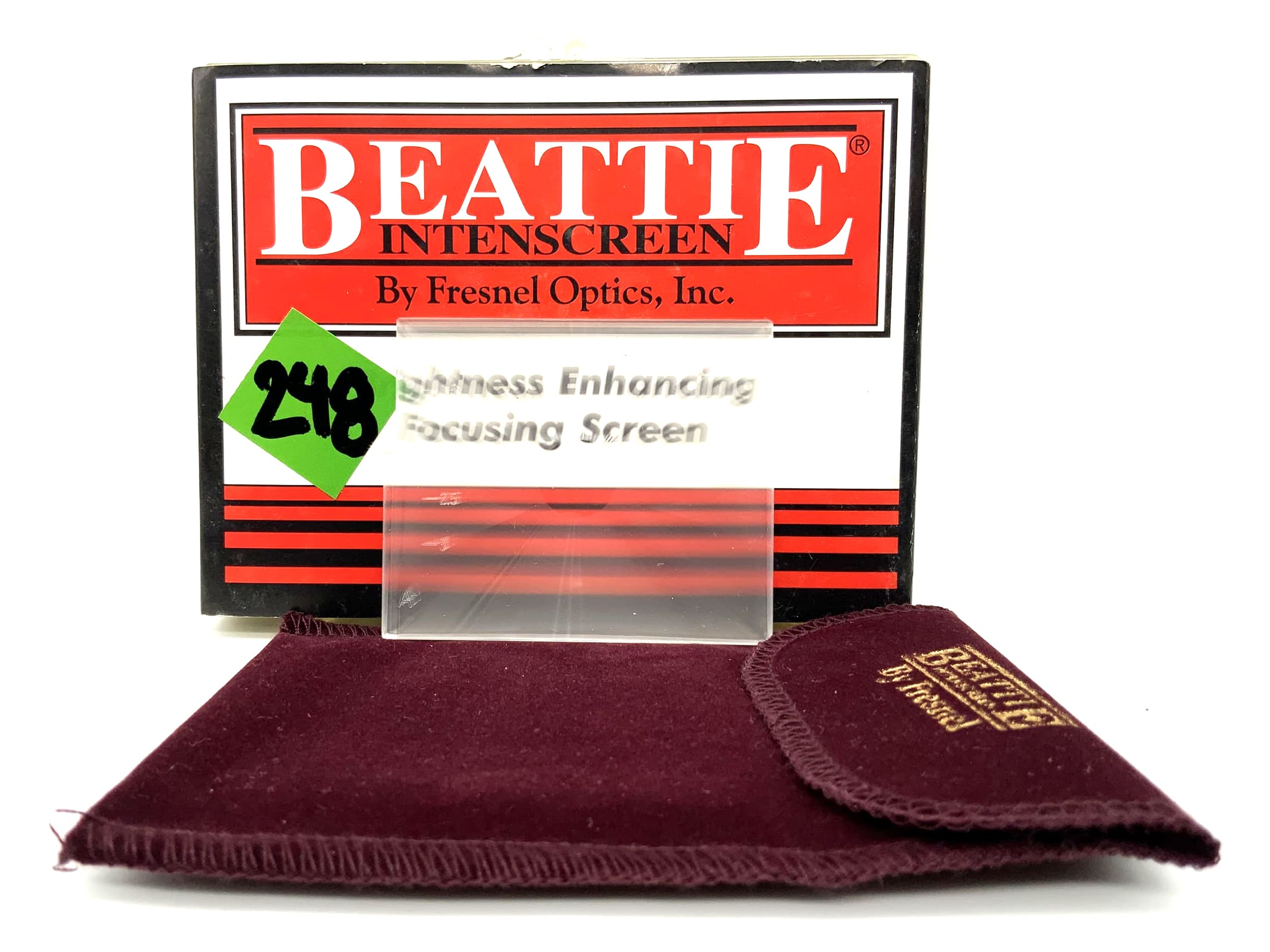 Écran de mise au point Beattie Interscreen mat pour Mamiya, emballage d'origine