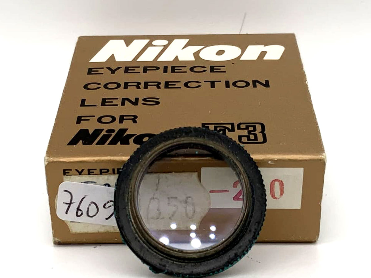 Nikon Dioptrinlinse -2 für Nikon F3 Augenkorrekturlinse Eyepiece in OVP