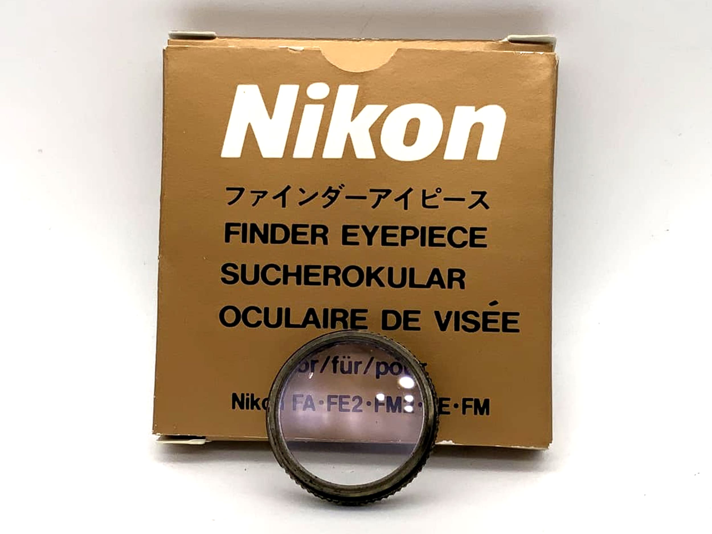 Nikon -2 diopter lens for Nikon FA, FE, FE2, FM, FM2 eyepiece in original packaging