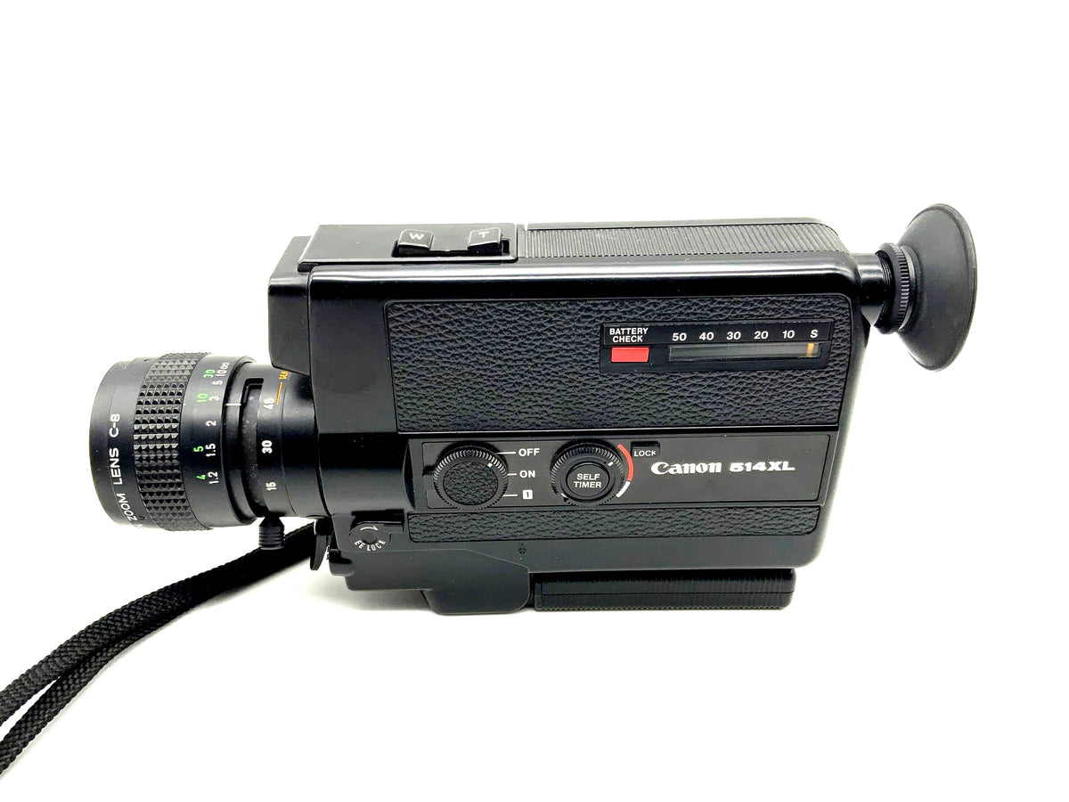 Canon 514XL film camera Canon C-8 Lens 1:1.4 9-45mm Super 8 camera movie camera
