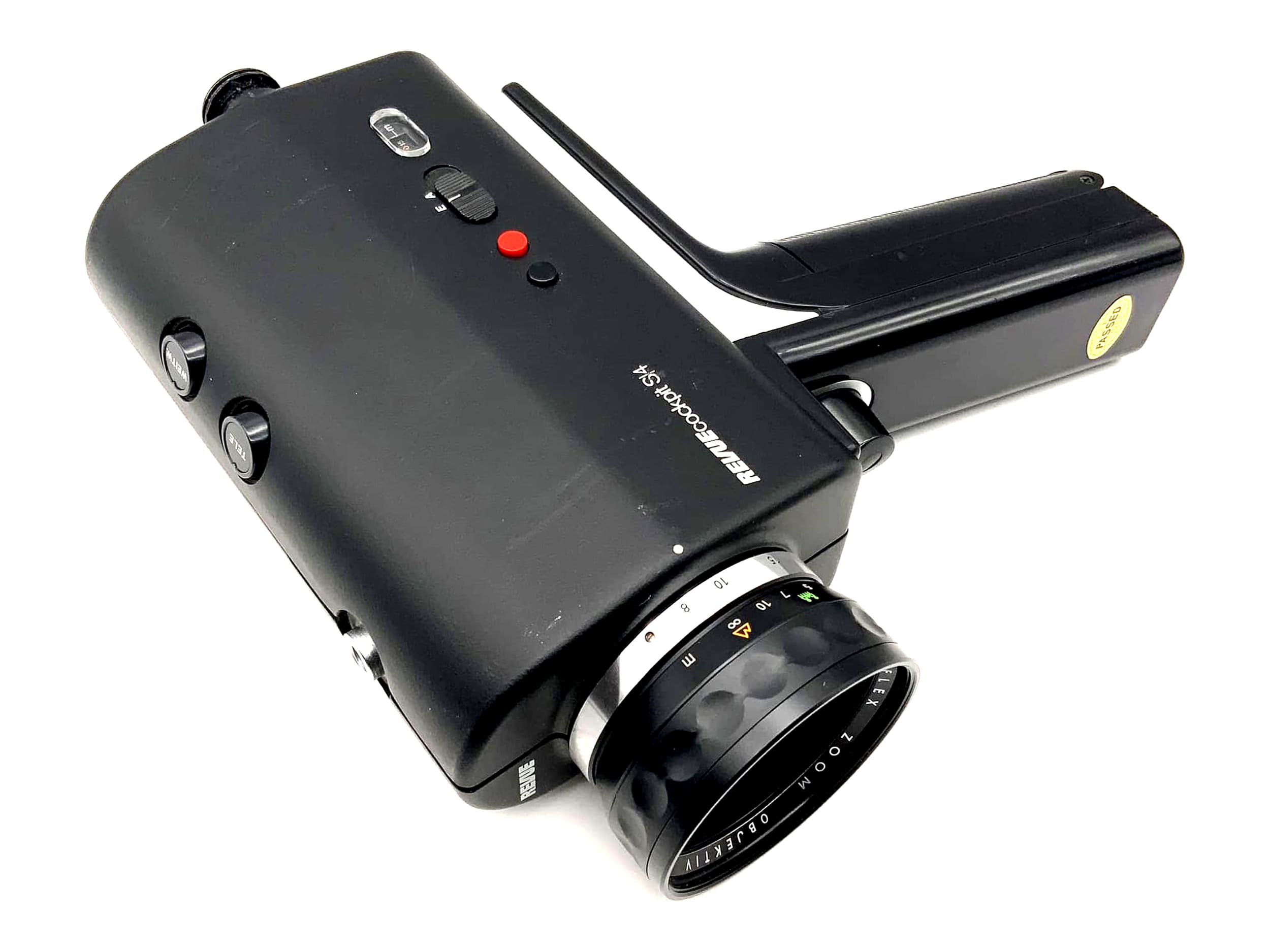 Revue cockpit S4 Filmkamera mit F:1.7 8-32mm Super 8 Kamera movie camera